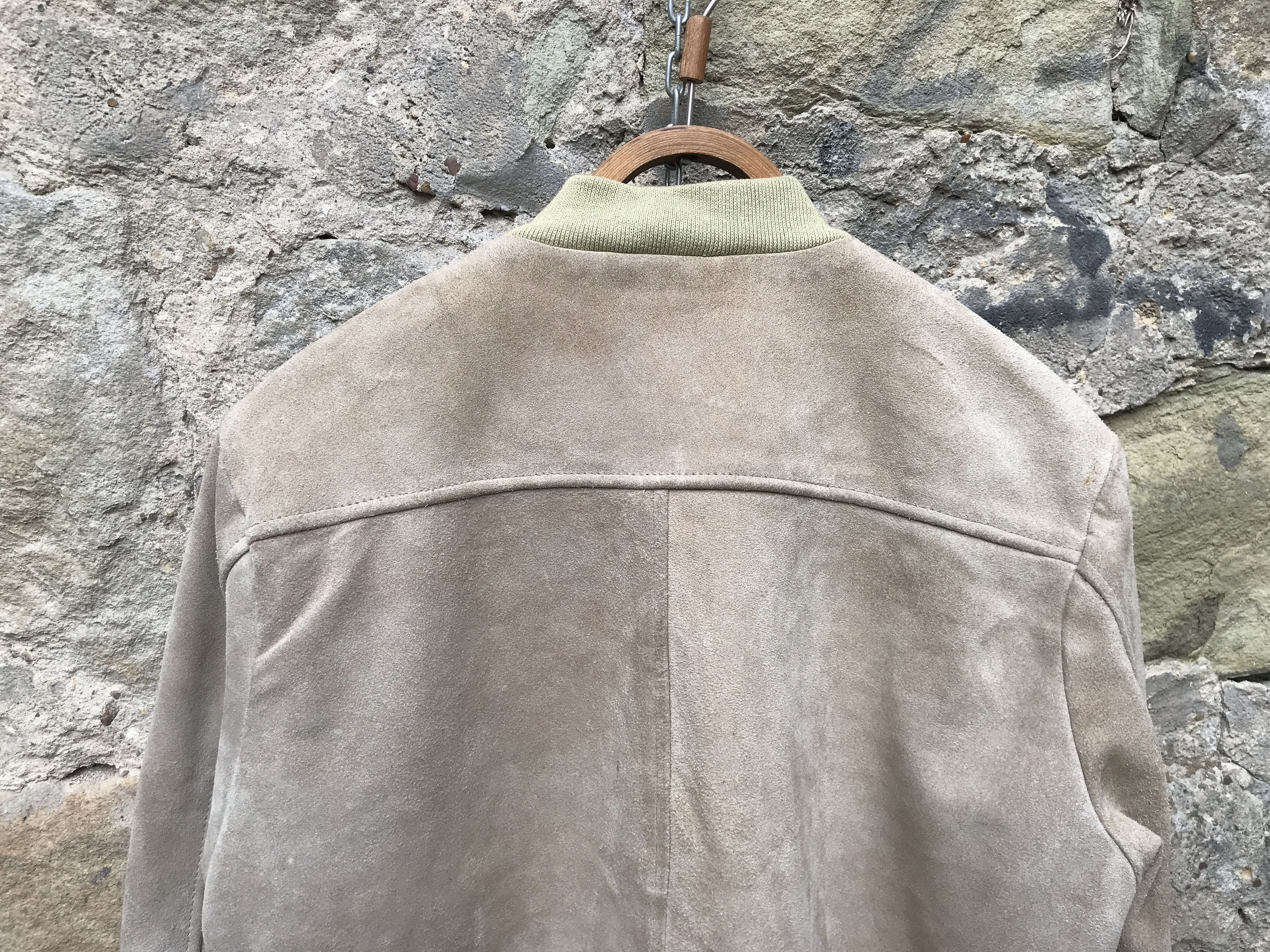 Vintage WEARECPH Suede Bomber Leather Jacket Size US M / EU 48-50 / 2 - 8 Thumbnail