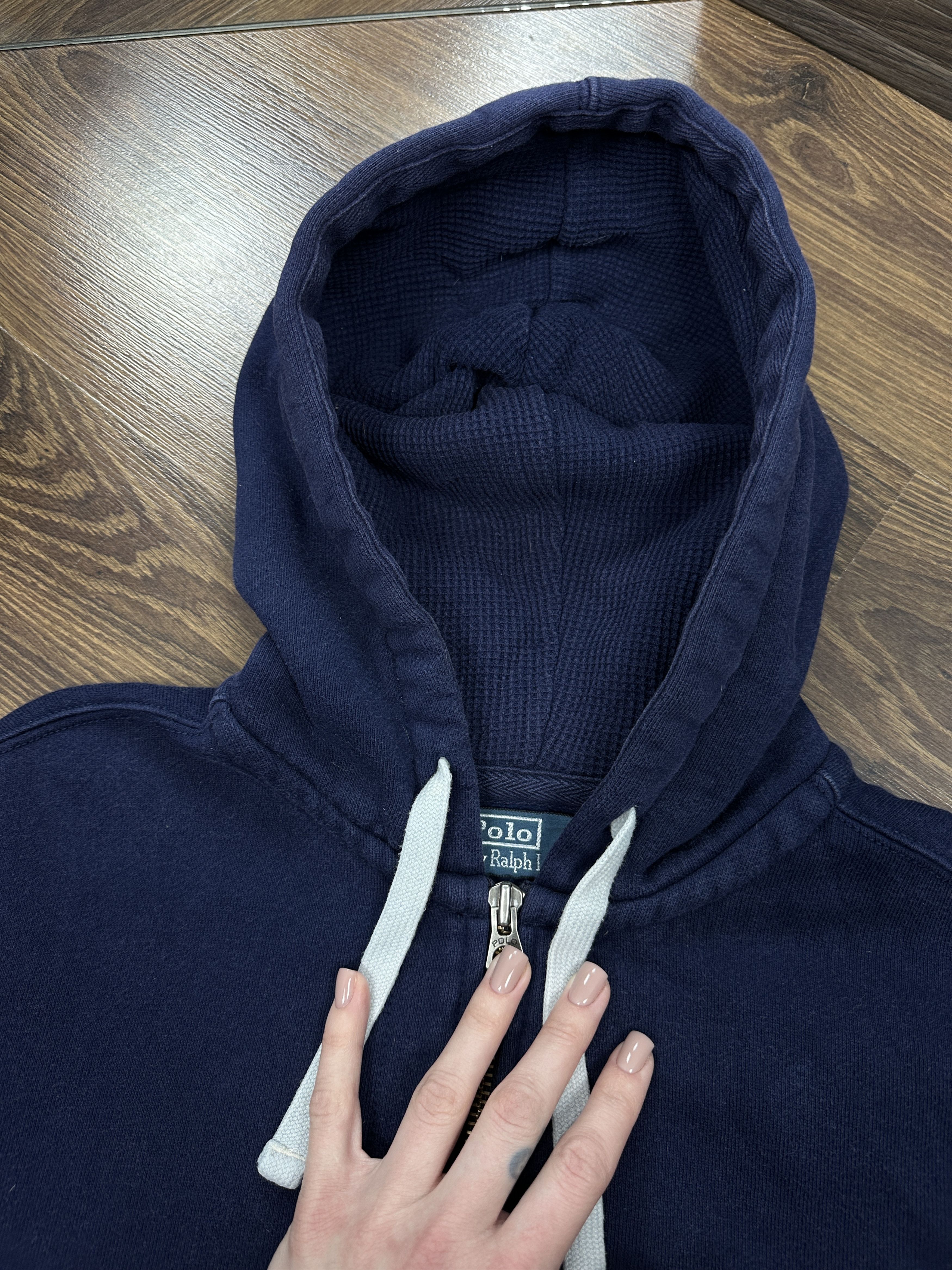 Polo Ralph Lauren × Ralph Lauren × Vintage Polo Ralph Lauren Vintage Mens Zip Hoodie Size US XL / EU 56 / 4 - 4 Thumbnail
