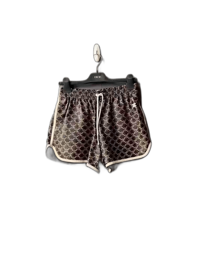 Celine Celine Printed Leather Shorts Size US 38 / EU 54 - 1 Thumbnail