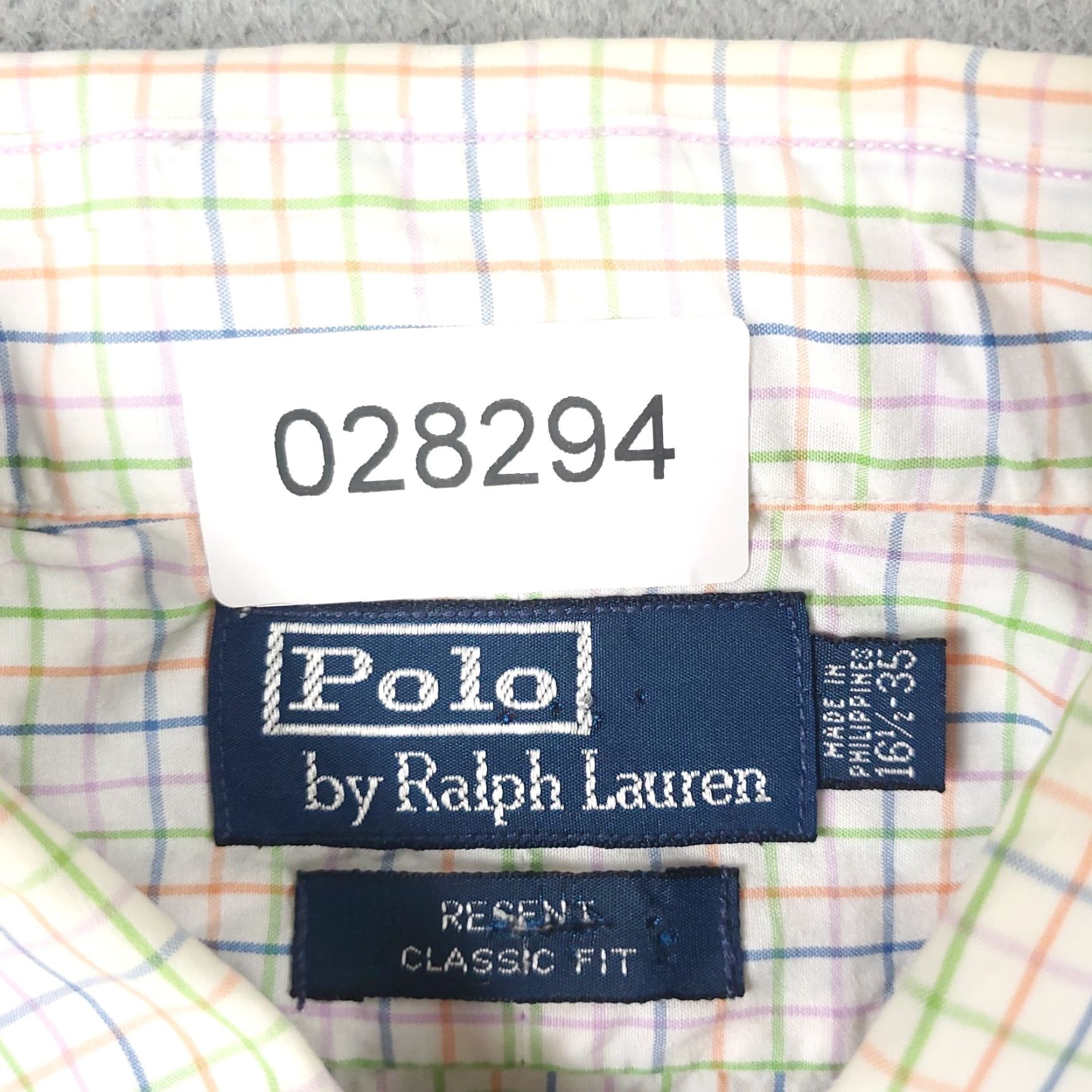 Ralph Lauren Ralph Lauren Dress Shirt Mens 16.5 Multicolor Long Sleeve Button-Down Cotton Classic American Mens Size 42R - 6 Thumbnail