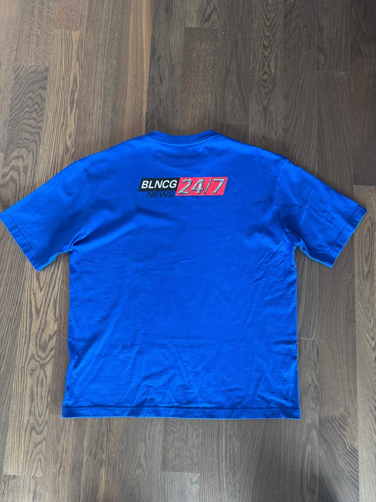 Balenciaga BALENCIAGA RARE NEWS 24/7 T-SHIRT Size US XXL / EU 58 / 5 - 5 Thumbnail