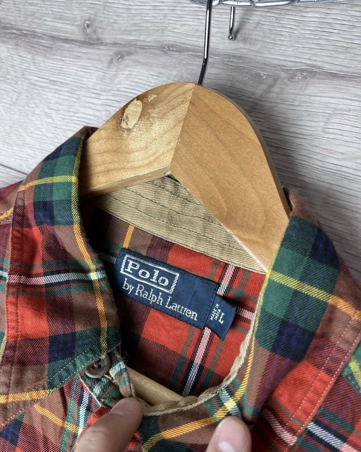 Polo Ralph Lauren Vintage MENS SHIRT POLO RAPLH LAUREN SIZE L TEXAS Y2K USA Size US L / EU 52-54 / 3 - 6 Thumbnail