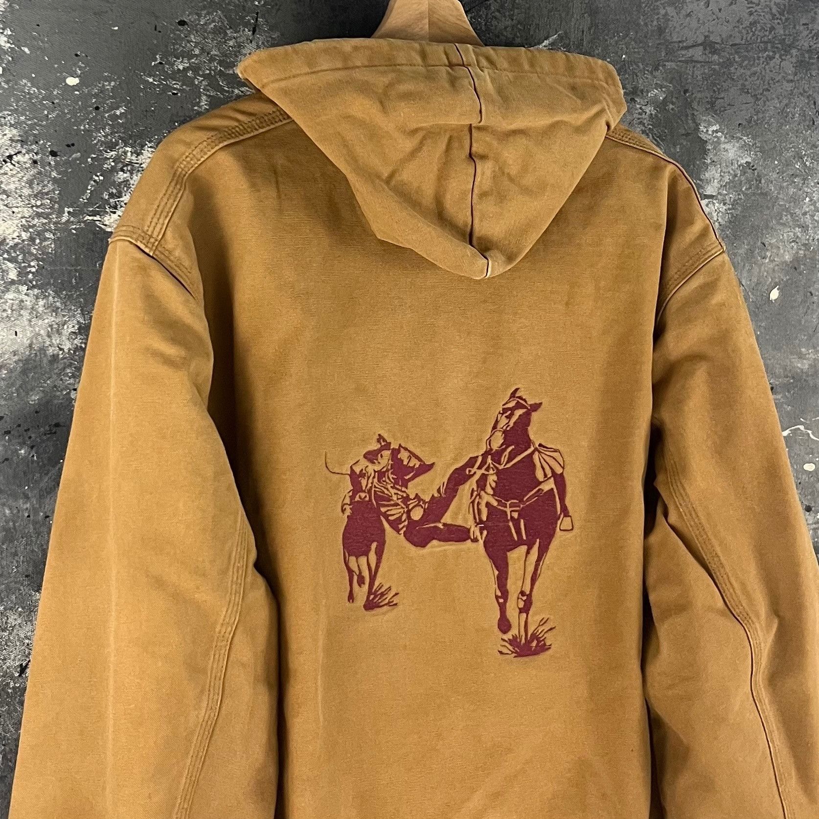 Carhartt × Vintage Vintage 90’s Carhartt Cowboy jacket Size US XL / EU 56 / 4 - 2 Thumbnail