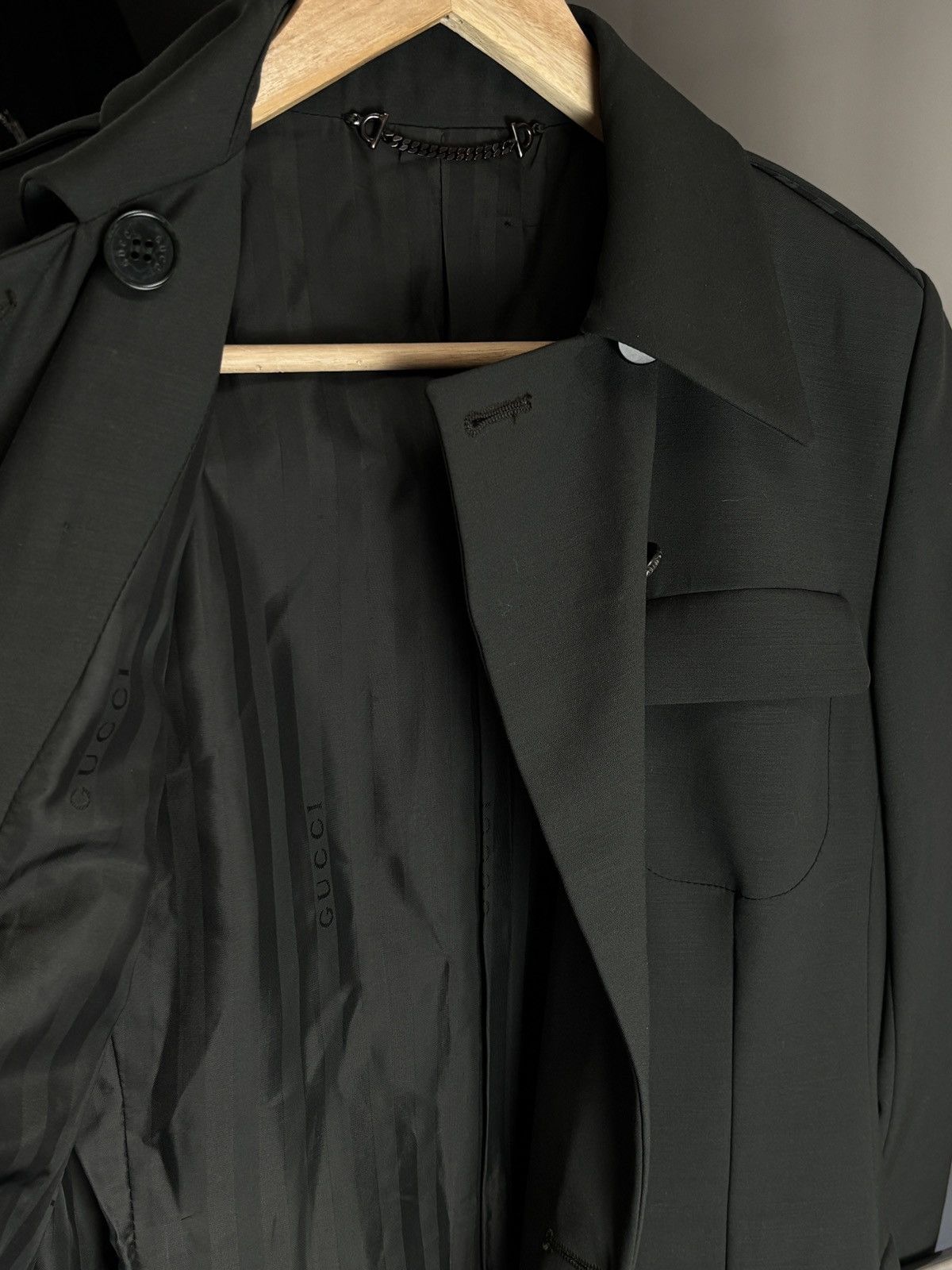Gucci Archival Gucci Tom Ford Era Military Double Breasted Jacket Size M / US 6-8 / IT 42-44 - 4 Thumbnail