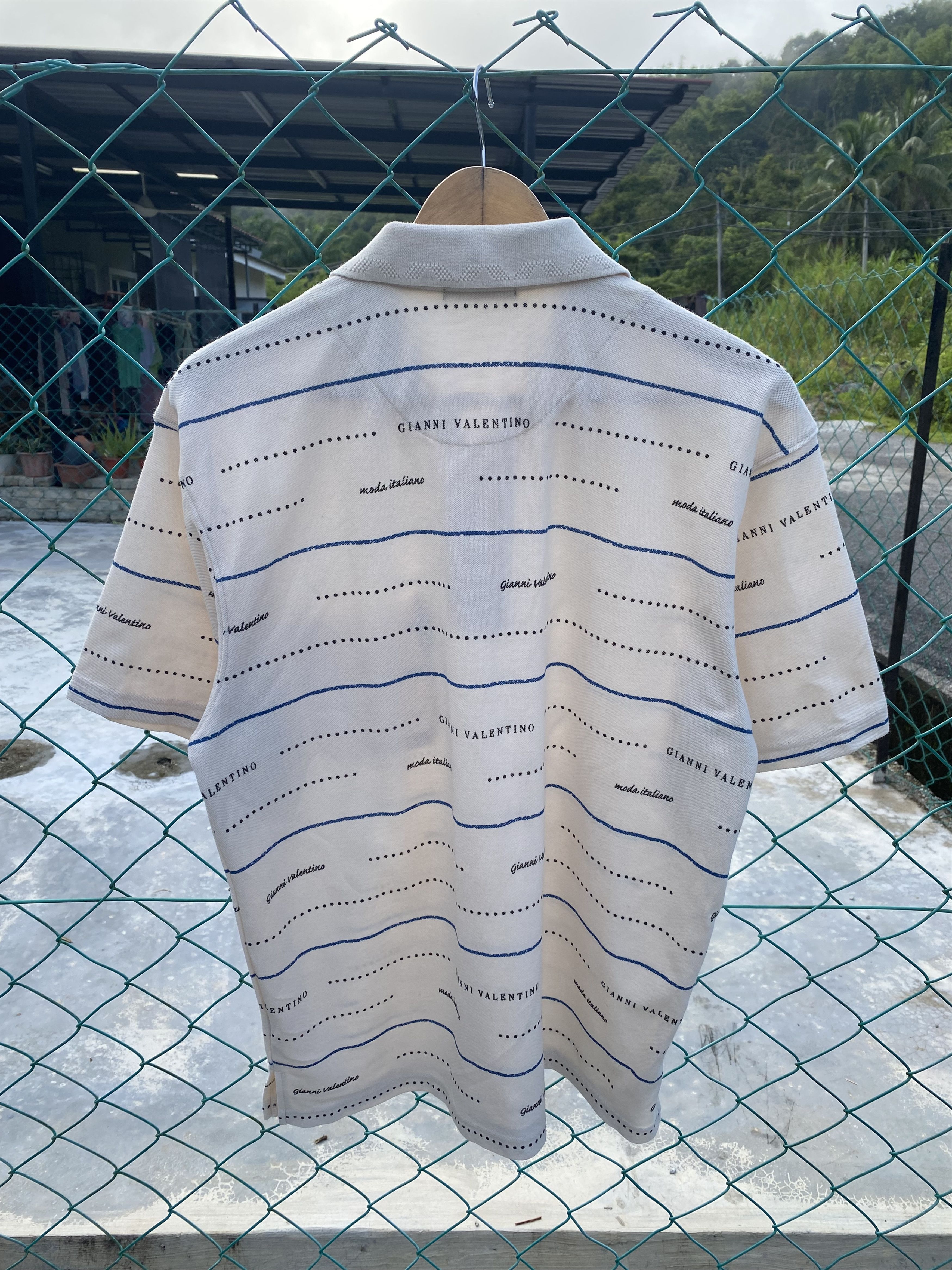 Gianni Valentino Gianni Valentino monogram polo tee Size US L / EU 52-54 / 3 - 2 Thumbnail