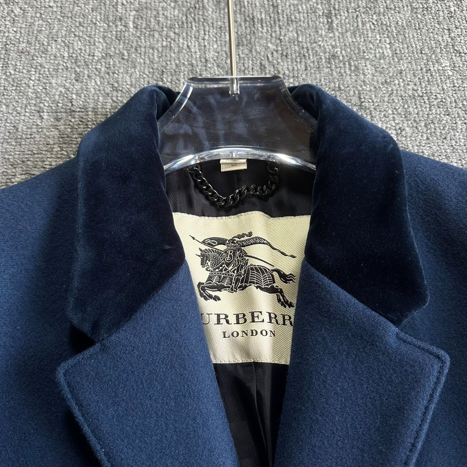 Burberry burberry blue chester coat jacket outerwear Size US L / EU 52-54 / 3 - 4 Thumbnail