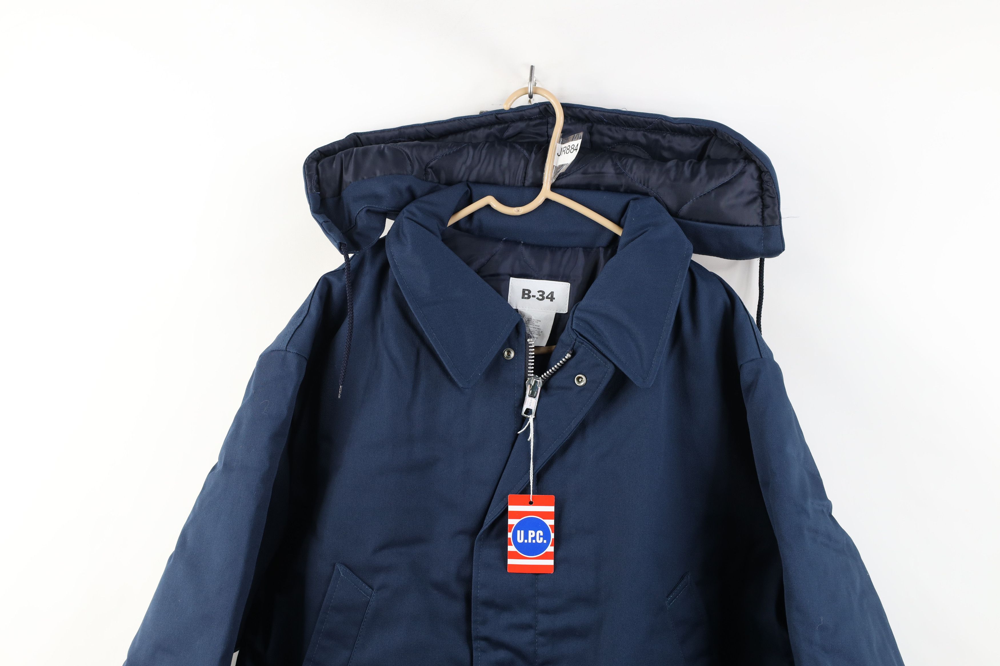 Vintage Deadstock Vintage 90s Military B34 Jacket Workwear Blue Size US XL / EU 56 / 4 - 2 Thumbnail