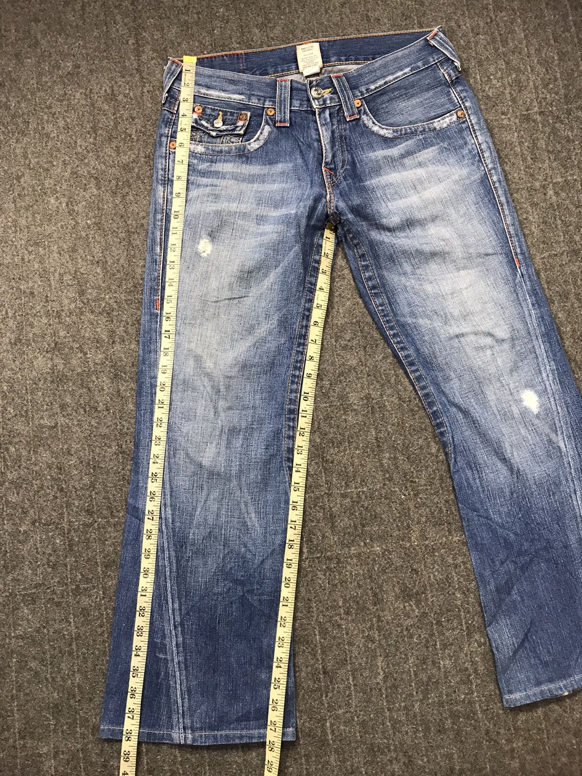 True Religion True Religion Joey Usa Flaps Pocket Low Rise Fits 31 32 Size US 31 - 11 Thumbnail