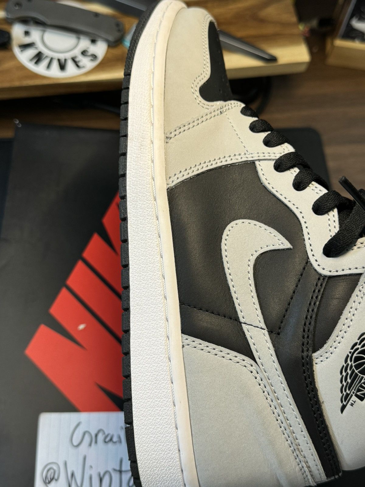 Jordan Brand × Nike Jordan 1 High - Shadow 2.0 - 8.5M — Almost New Condition Size US 8.5 / EU 41-42 - 17 Thumbnail