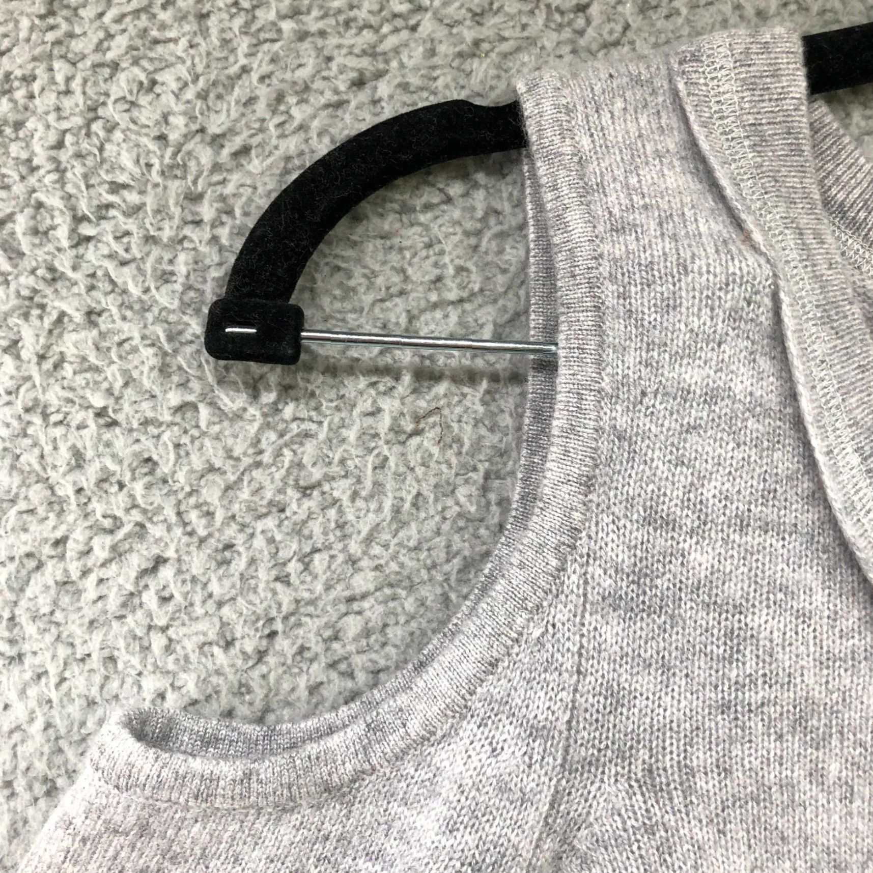 AQUA Aqua Sweater Womens XS Gray Cold Shoulder Crewneck 100% Cashmere Pullover Vintage? No Size XS / US 0-2 / IT 36-38 - 6 Thumbnail