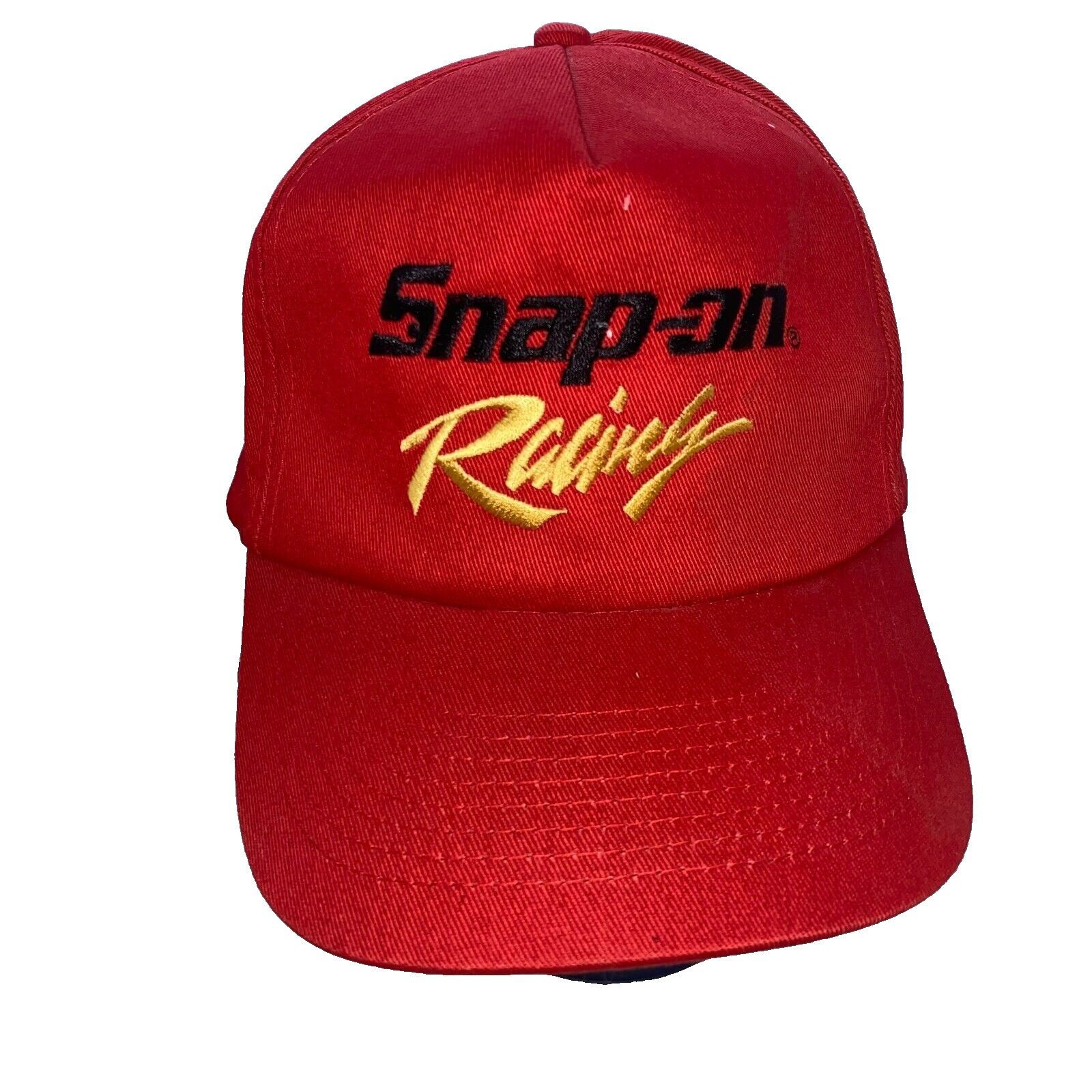 Vintage Vintage Snap-On Racing Snapback Hat Red Cap Size ONE SIZE - 1 Thumbnail