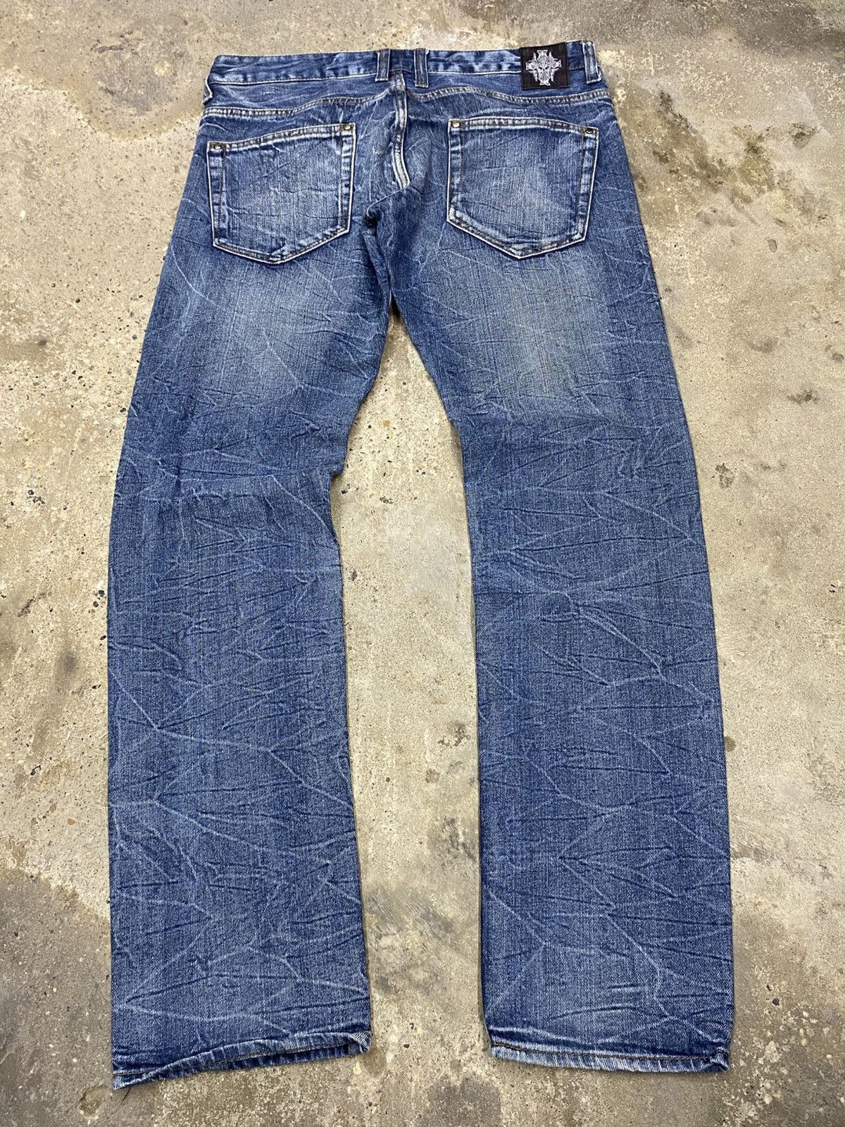 If Six Was Nine × Le Grande Bleu (L.G.B.) japanese grunge undefined wildlife wash jeans pant Size US 34 / EU 50 - 3 Thumbnail
