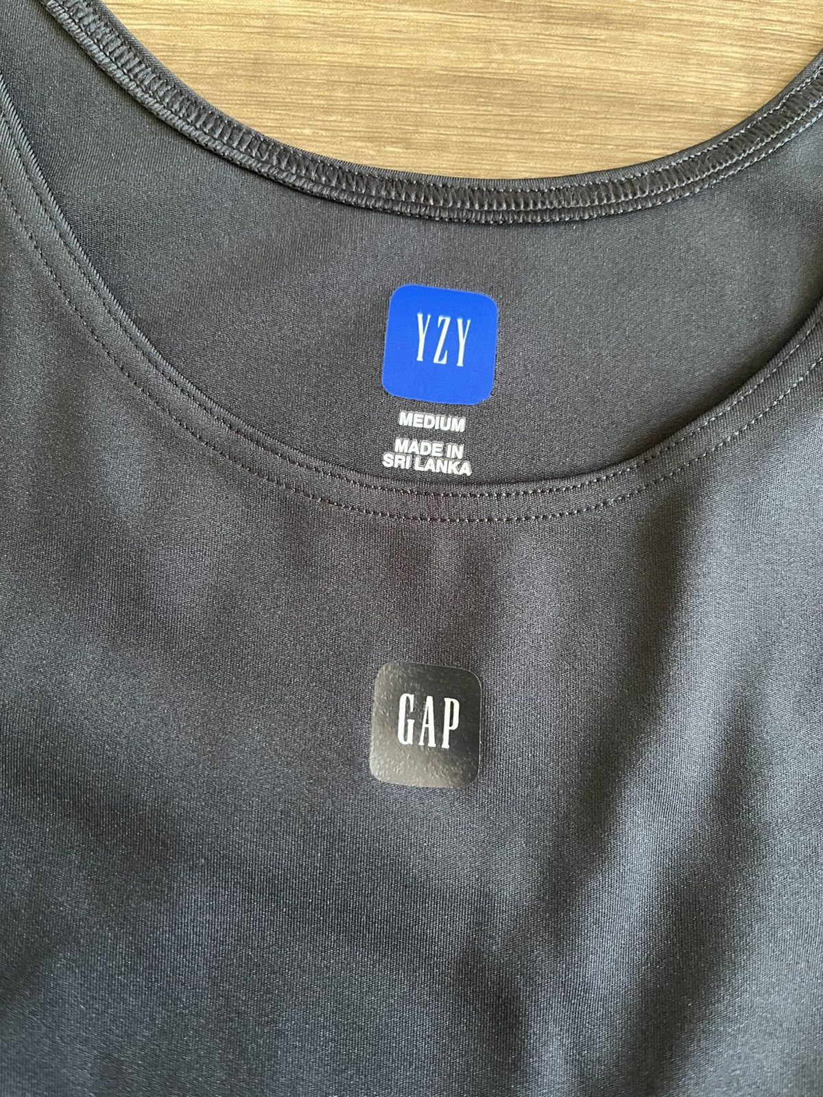 Balenciaga × Gap × Yeezy Yeezy Gap Second Skin Tank Top Black Size Medium Size US M / EU 48-50 / 2 - 2 Thumbnail