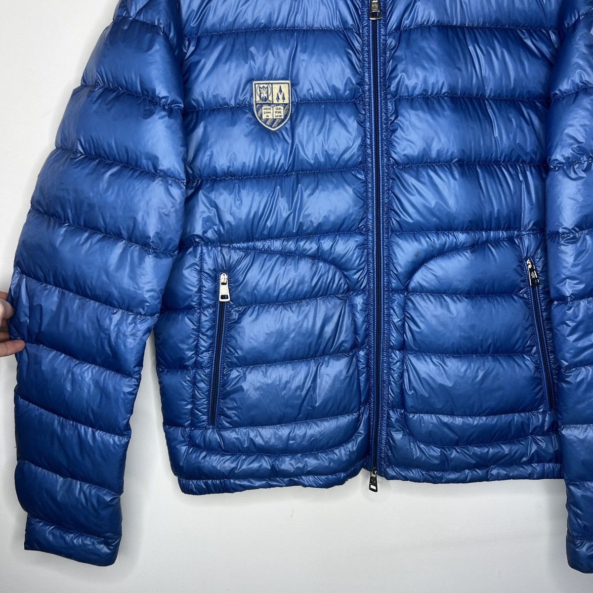 Moncler Moncler Puffer Goose Down Jacket Nylon Royal Blue Size US M / EU 48-50 / 2 - 6 Thumbnail