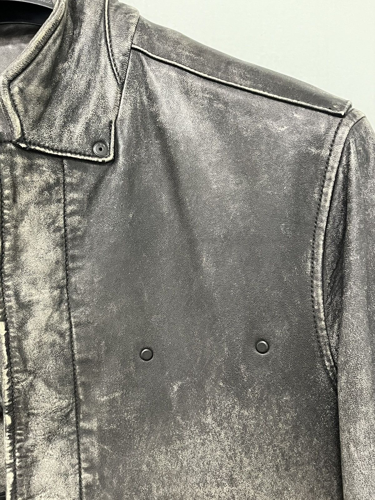 John Varvatos Distressed Moto Jacket size EU 48 USA 38. Size US M / EU 48-50 / 2 - 6 Thumbnail