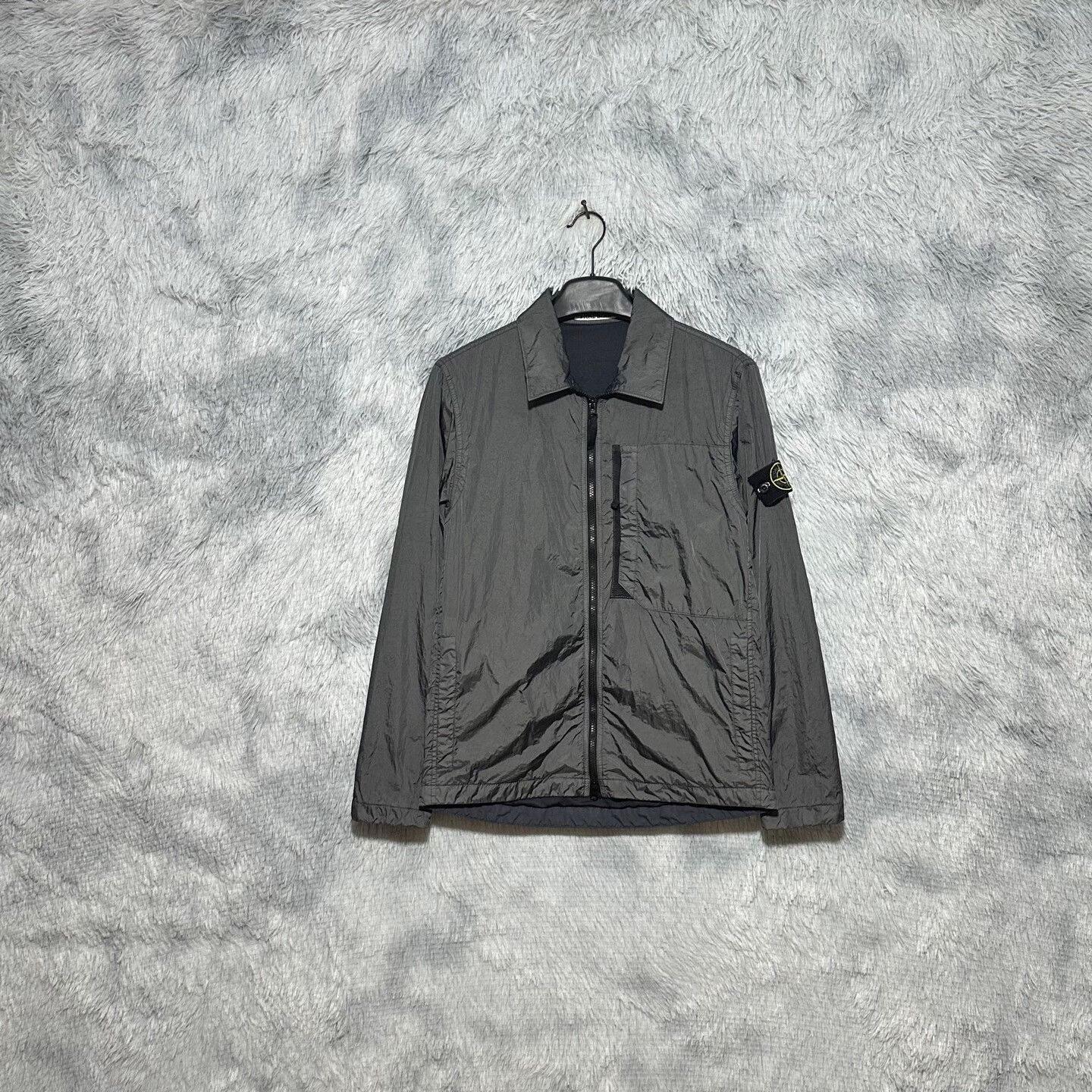 Stone Island stone island 23fw crinkled nylon jacket Size US M / EU 48-50 / 2 - 1 Thumbnail