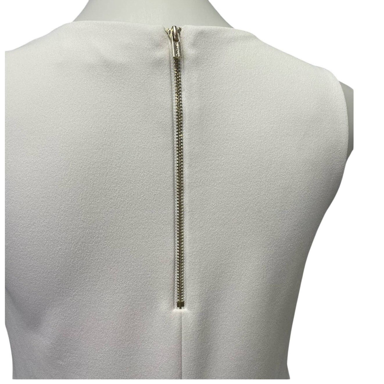 Calvin Klein Calvin Klein XS Sleeveless Polyester Zip Up Sheath Dress Size XS / US 0-2 / IT 36-38 - 6 Thumbnail