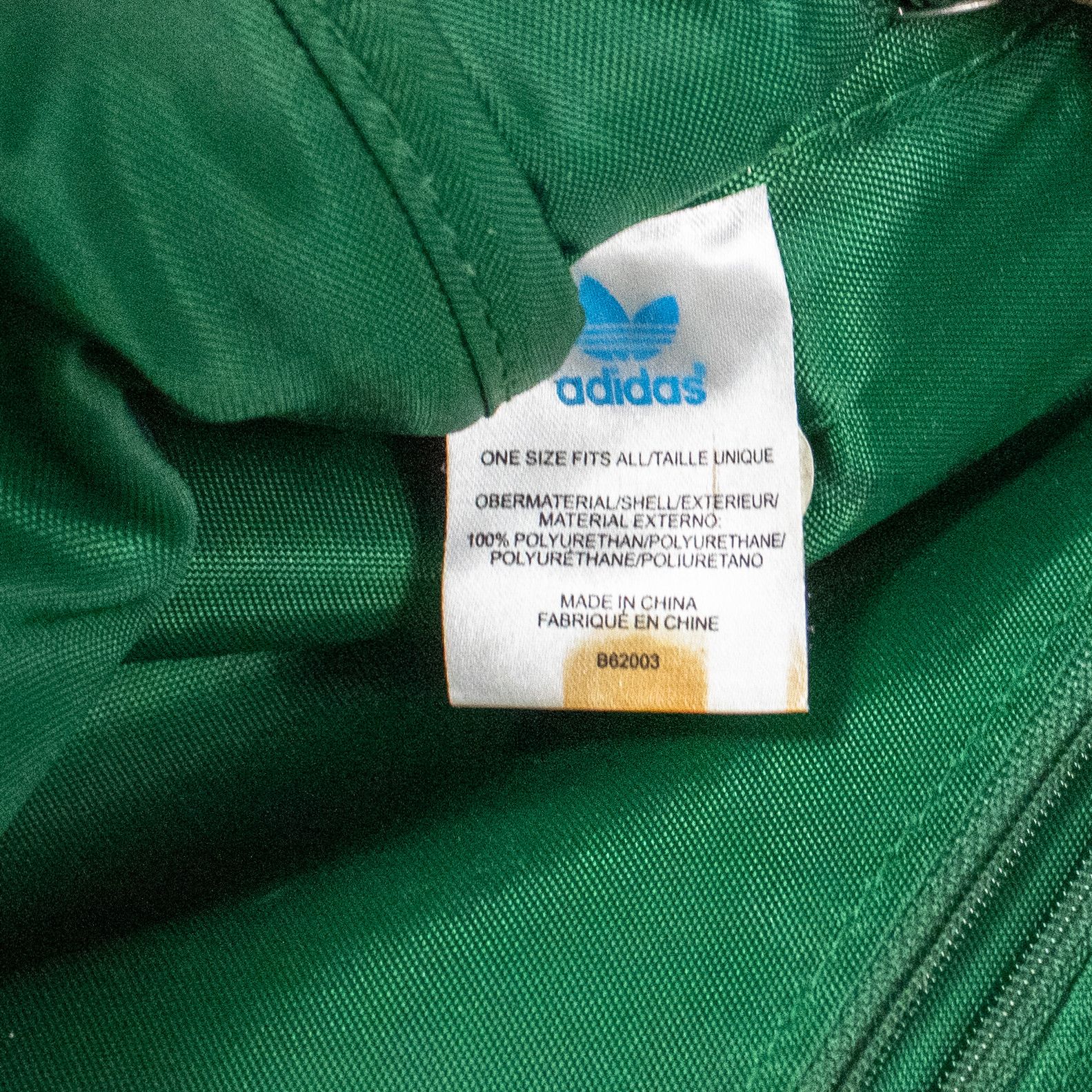 Adidas Vintage 1990's Adidas Faux Leather Forest Green Shoulder Bag Size ONE SIZE - 6 Thumbnail