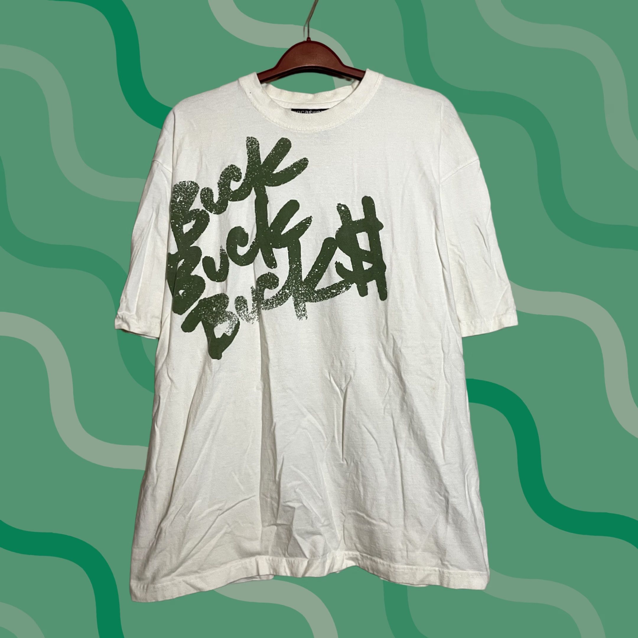 Rocawear VINTAGE Rocawear Buck Buck Bucks T Shirt 2XL Men's White Crew Neck Short Sleeve Logo 90s Hip Hop 2000-2009 Size US XXL / EU 58 / 5 - 1 Thumbnail