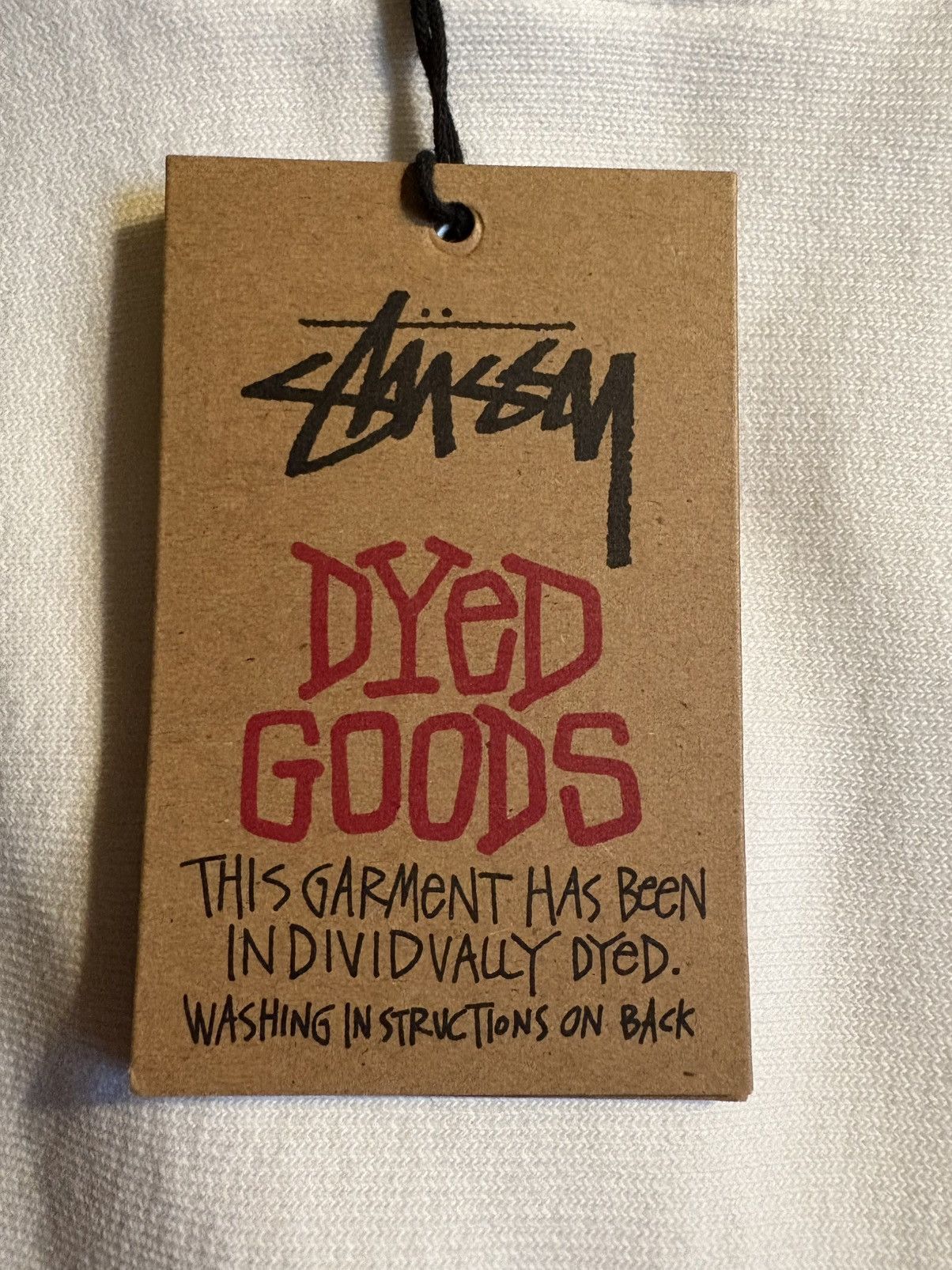 Stussy Stüssy 8 Ball Hoodie Pigment Dyed - Natural - Size Large Size US L / EU 52-54 / 3 - 5 Thumbnail