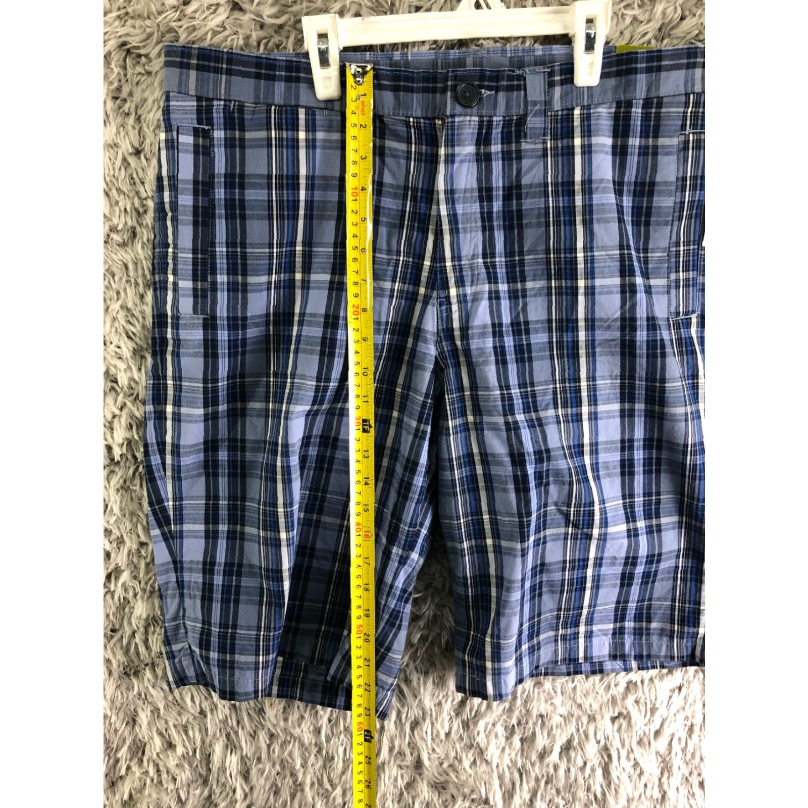 Original Penguin Original Penguin by Munsingwear Lavender Lustre Womens Shorts Bermuda 38 Purple Plaid 5-Pocket Casual Womens Modern American 90s? Size 26" / US 2 / IT 38 - 3 Thumbnail