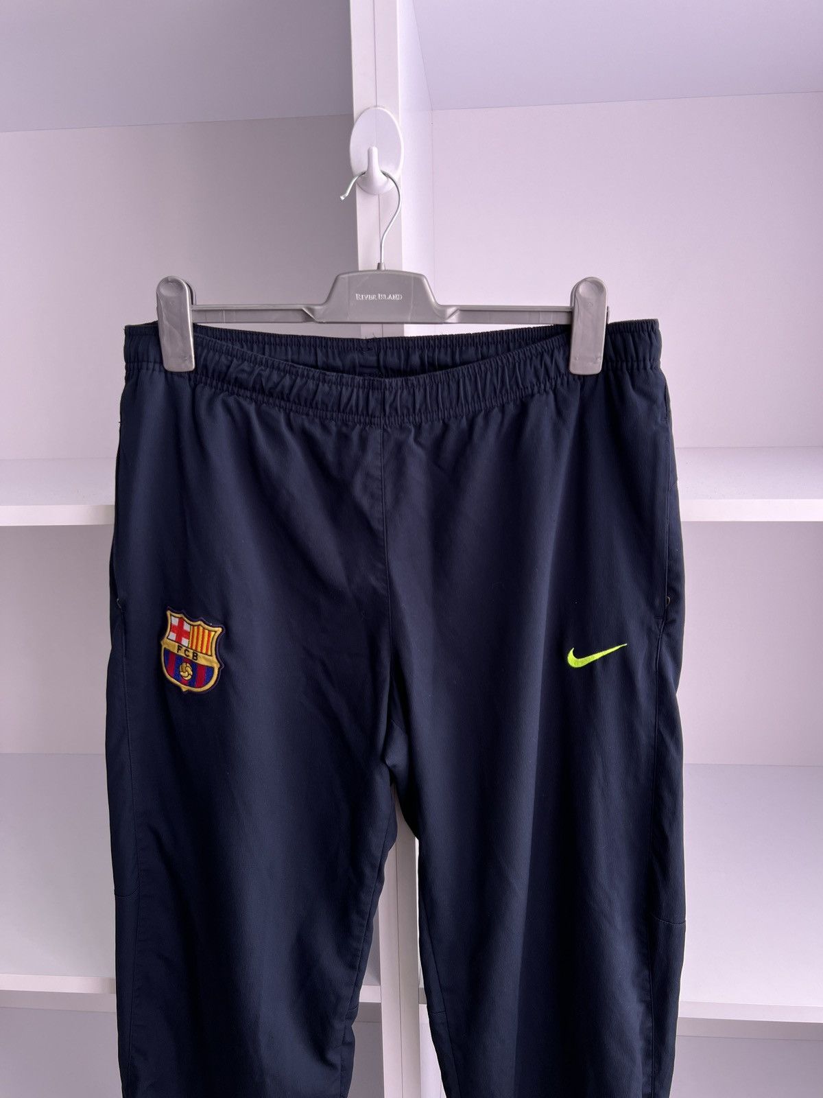 Nike × Vintage Nike Pants Vintage Nike FC Barcelona Track Pants Size US 33 - 4 Thumbnail