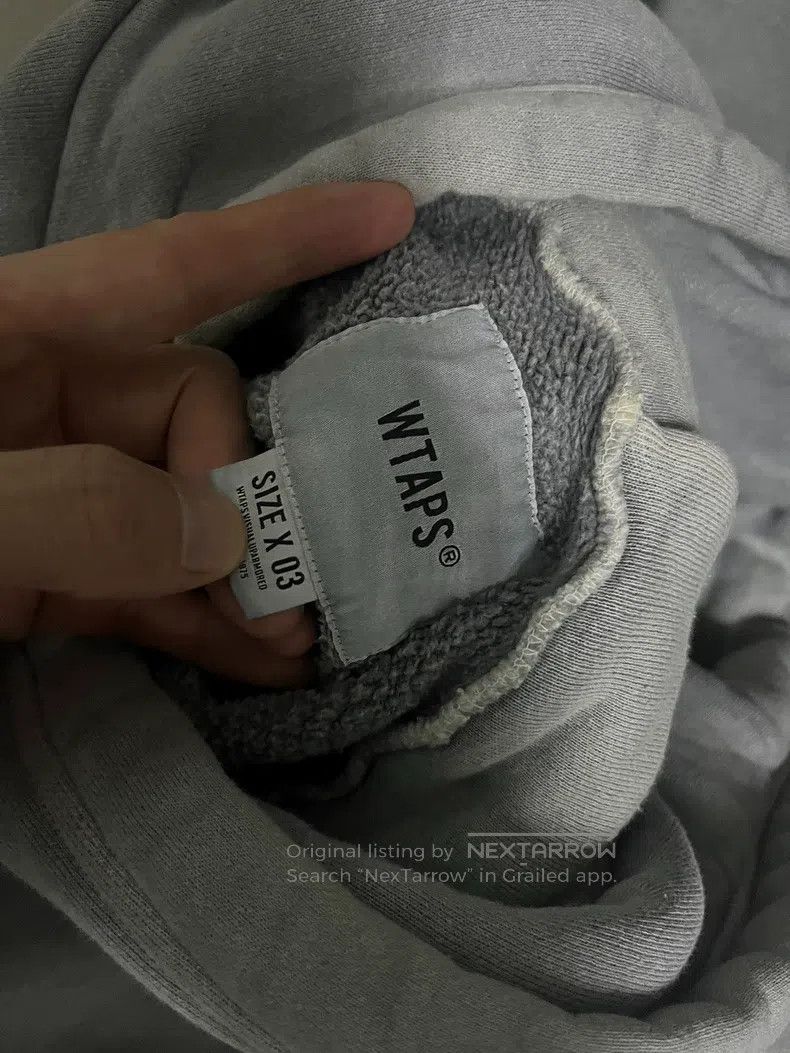 Wtaps Wtaps Gray Hooded Sweatshirt Size US L / EU 52-54 / 3 - 4 Thumbnail