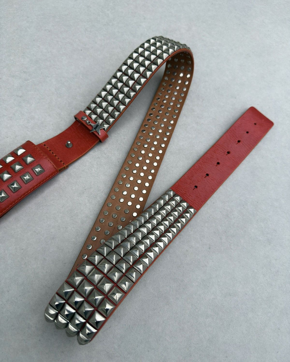 Andrew Mackenzie AW2008 Andrew Mackenzie Studded Punk Leather Belt Size ONE SIZE - 7 Thumbnail