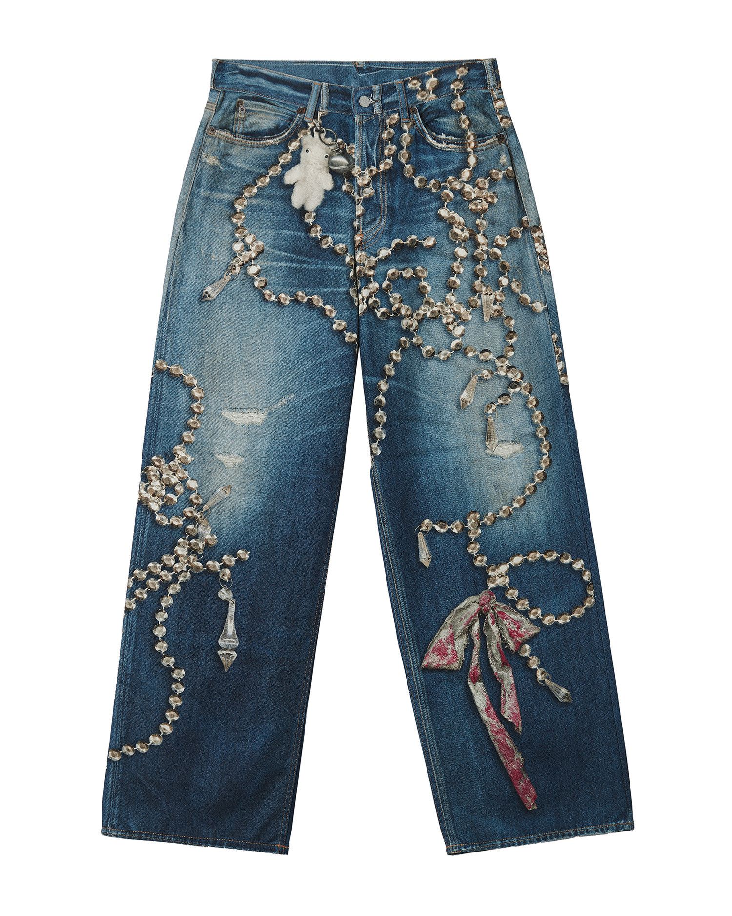 Acne Studios Acne Studios Chain Pattern Print Jeans Size US 30 / EU 46 - 1 Thumbnail