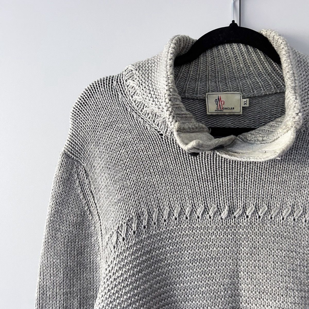 Moncler Moncler grenoble sweater gray Size US XL / EU 56 / 4 - 2 Thumbnail