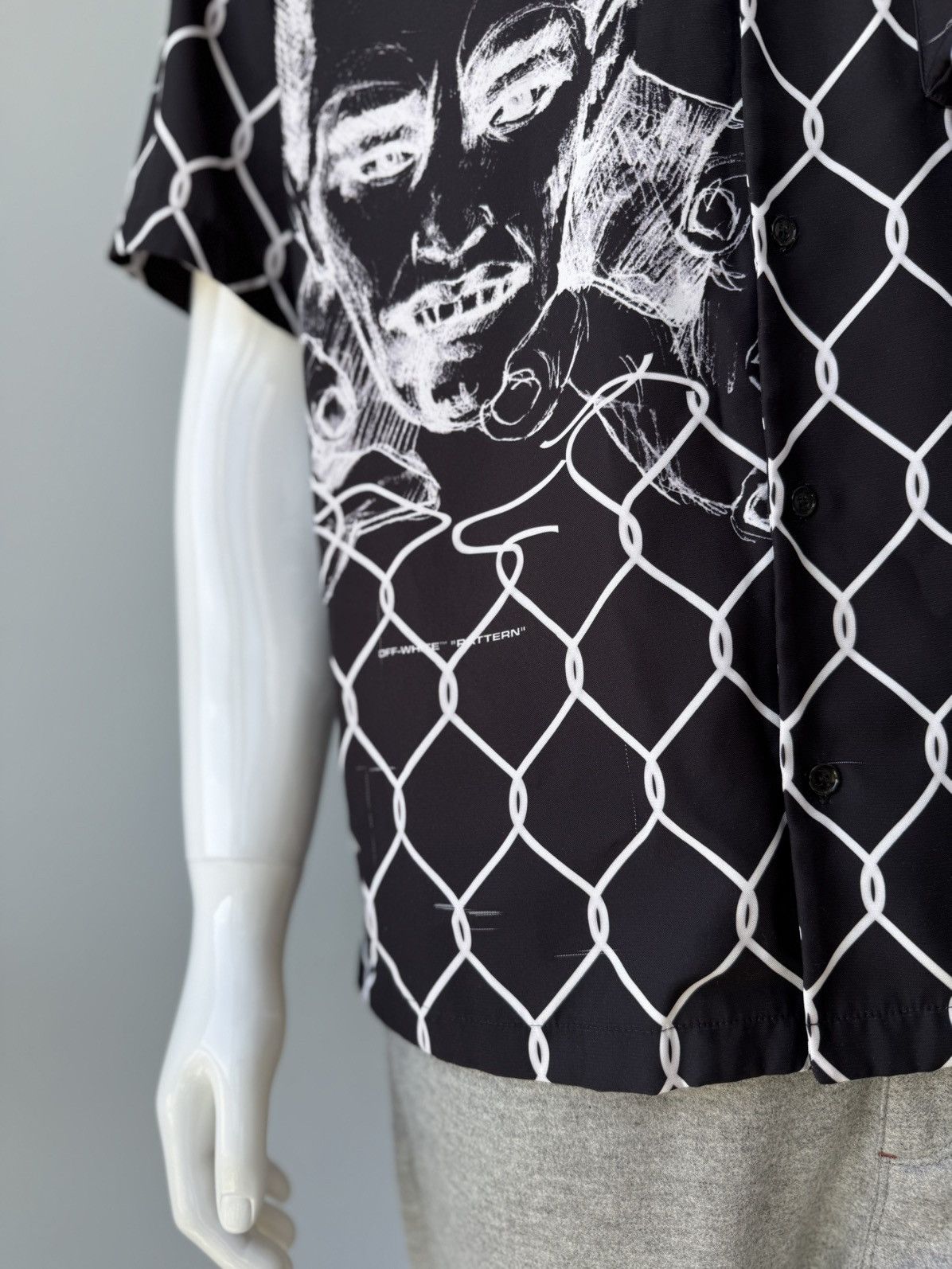 Off-White Off White Broken Fences Collar Shirt Size US M / EU 48-50 / 2 - 11 Thumbnail