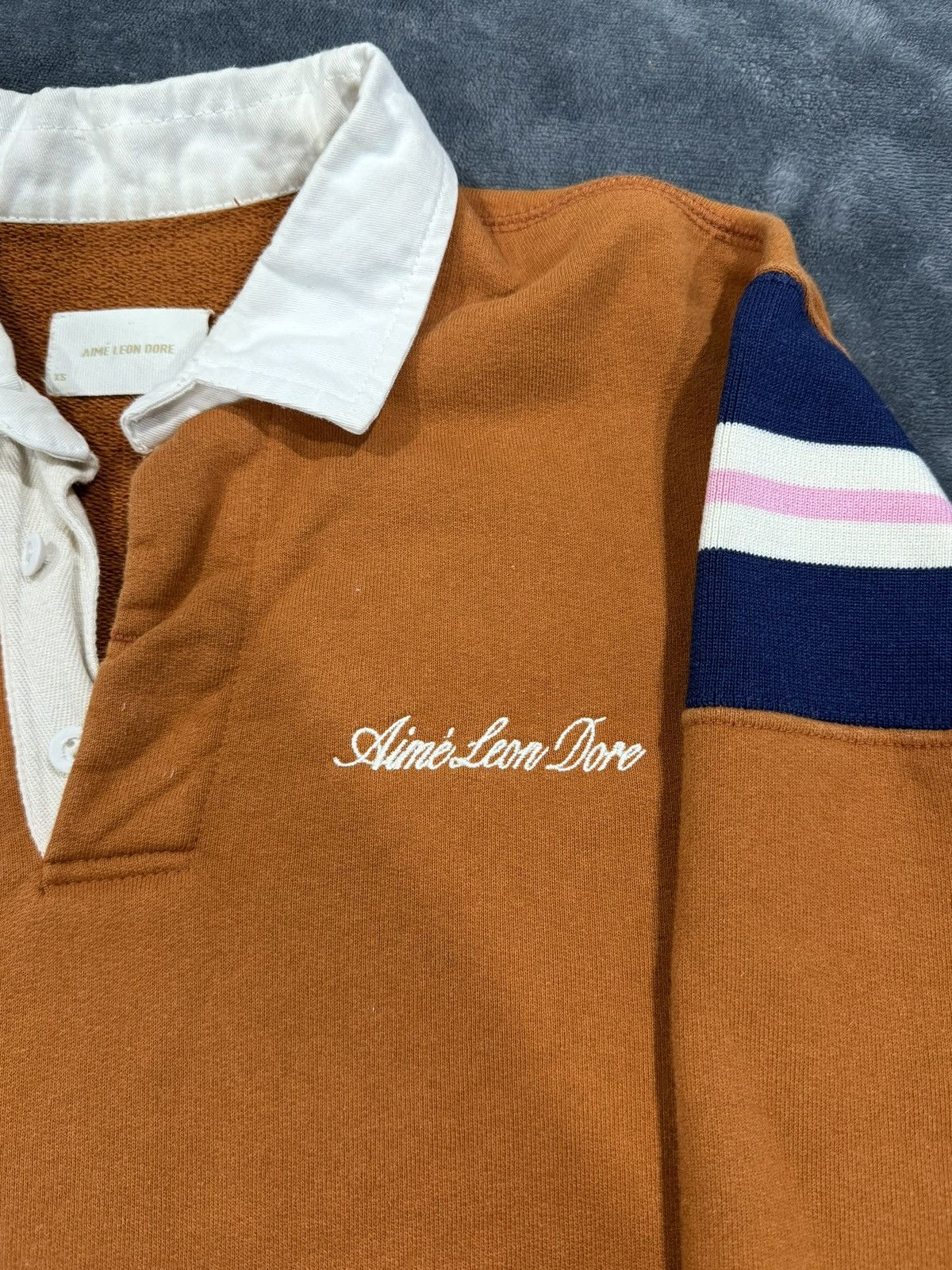 Aime Leon Dore Aime Leon Dore Vintage Rugby in Chestnut RARE Size US XS / EU 42 / 0 - 3 Thumbnail