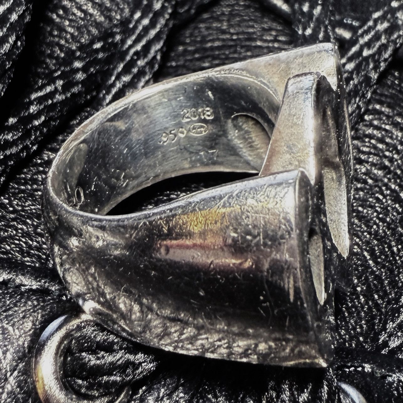 Yohji Yamamoto Yohji Yamamoto Gothic x Hiro silver ring Size ONE SIZE - 6 Thumbnail