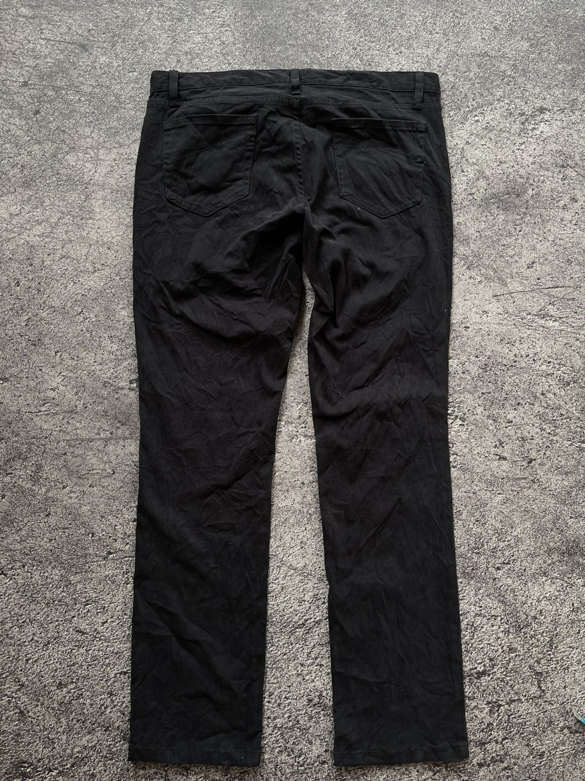 Japanese Brand Jeans Kiyoto Takase K.T Comme Ca Du Black Size US 33 - 4 Thumbnail