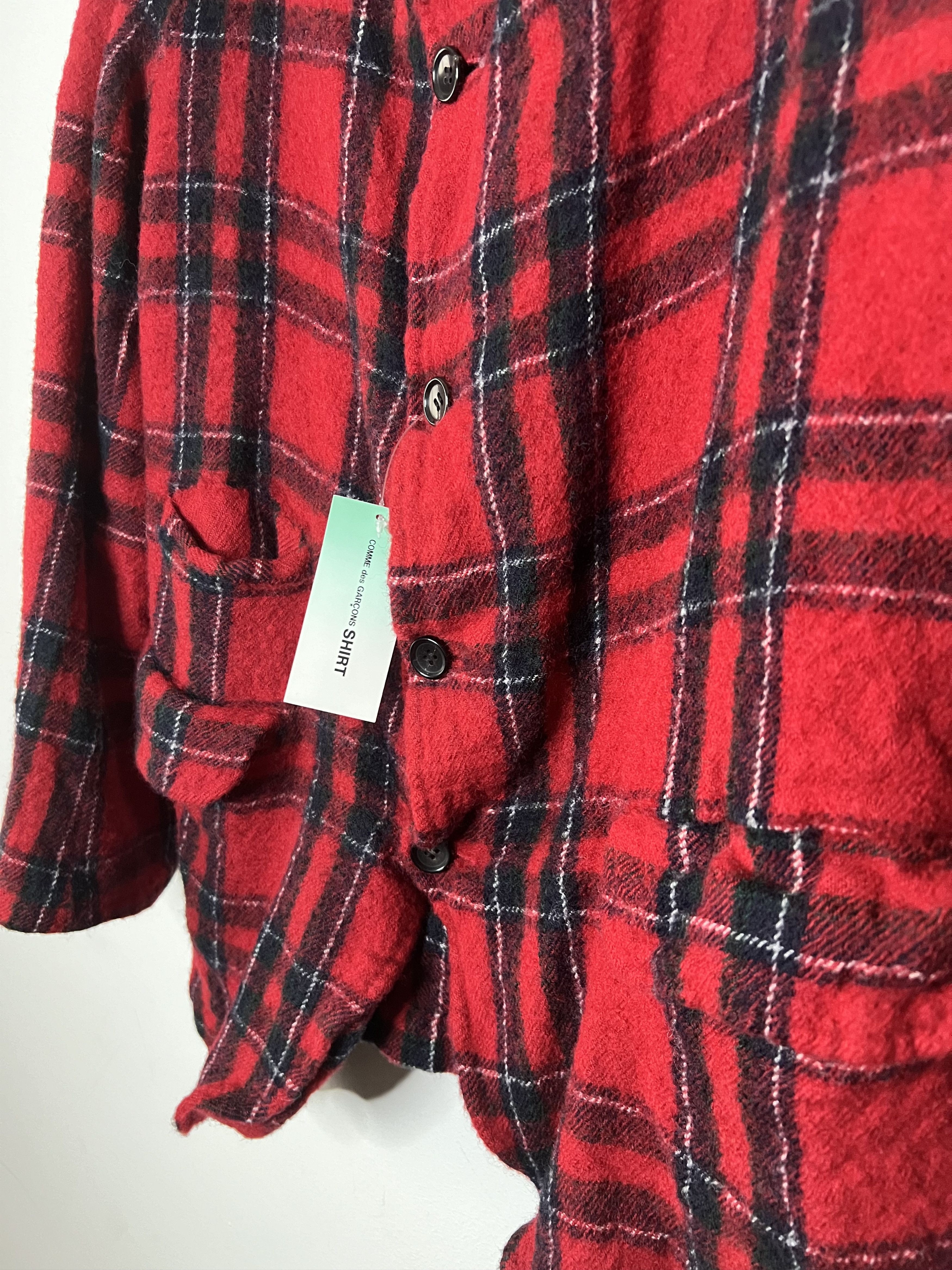 Comme des Garcons SHIRT Runway F/W 22/23 Tartan-Check Blazer Size 38L - 7 Thumbnail