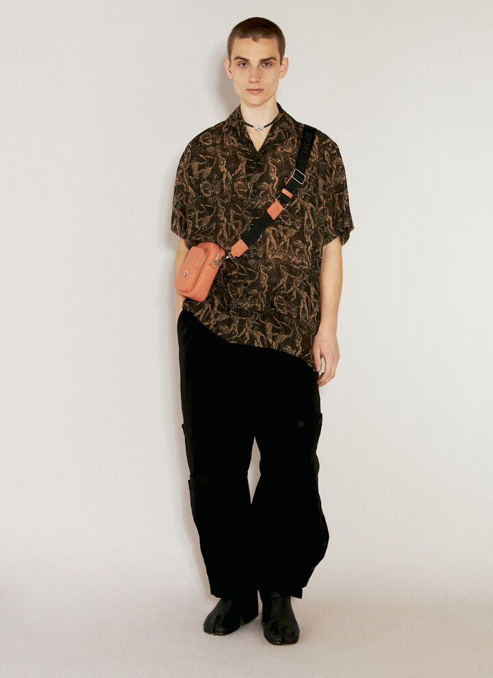 Vivienne Westwood o1y0525 Patterned Shirt in Brown Size US S / EU 44-46 / 1 - 6 Thumbnail