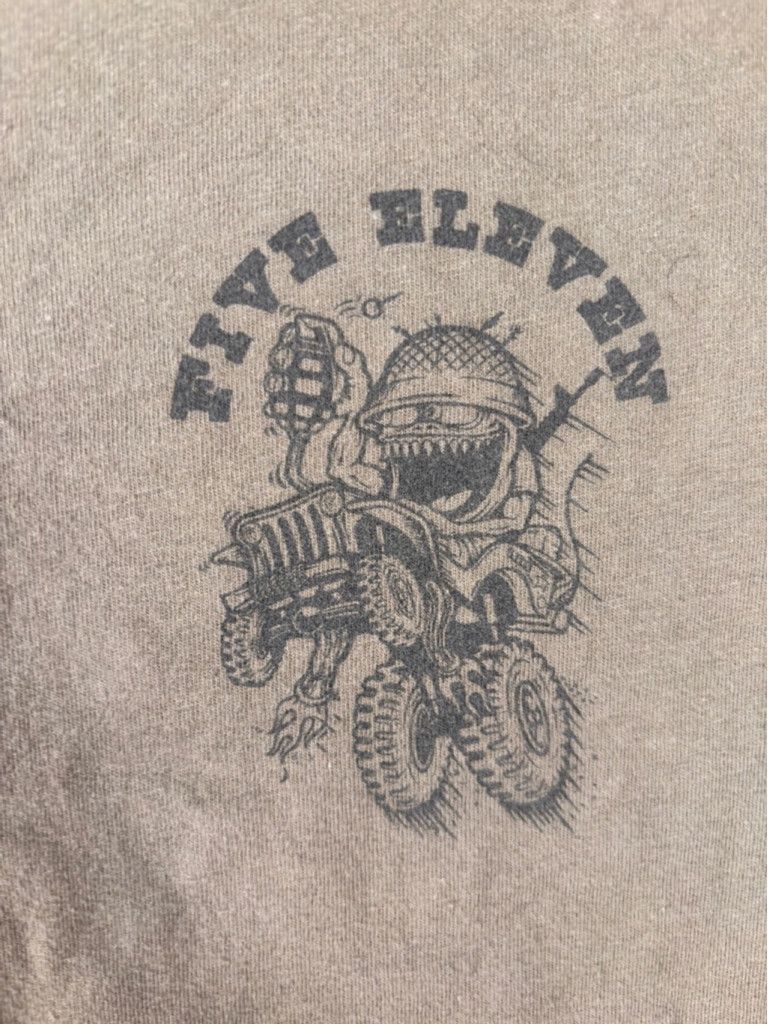 5.11 Men's 5.11 Tactical Crazy Willy T-Shirt Large Olive Size US L / EU 52-54 / 3 - 7 Thumbnail