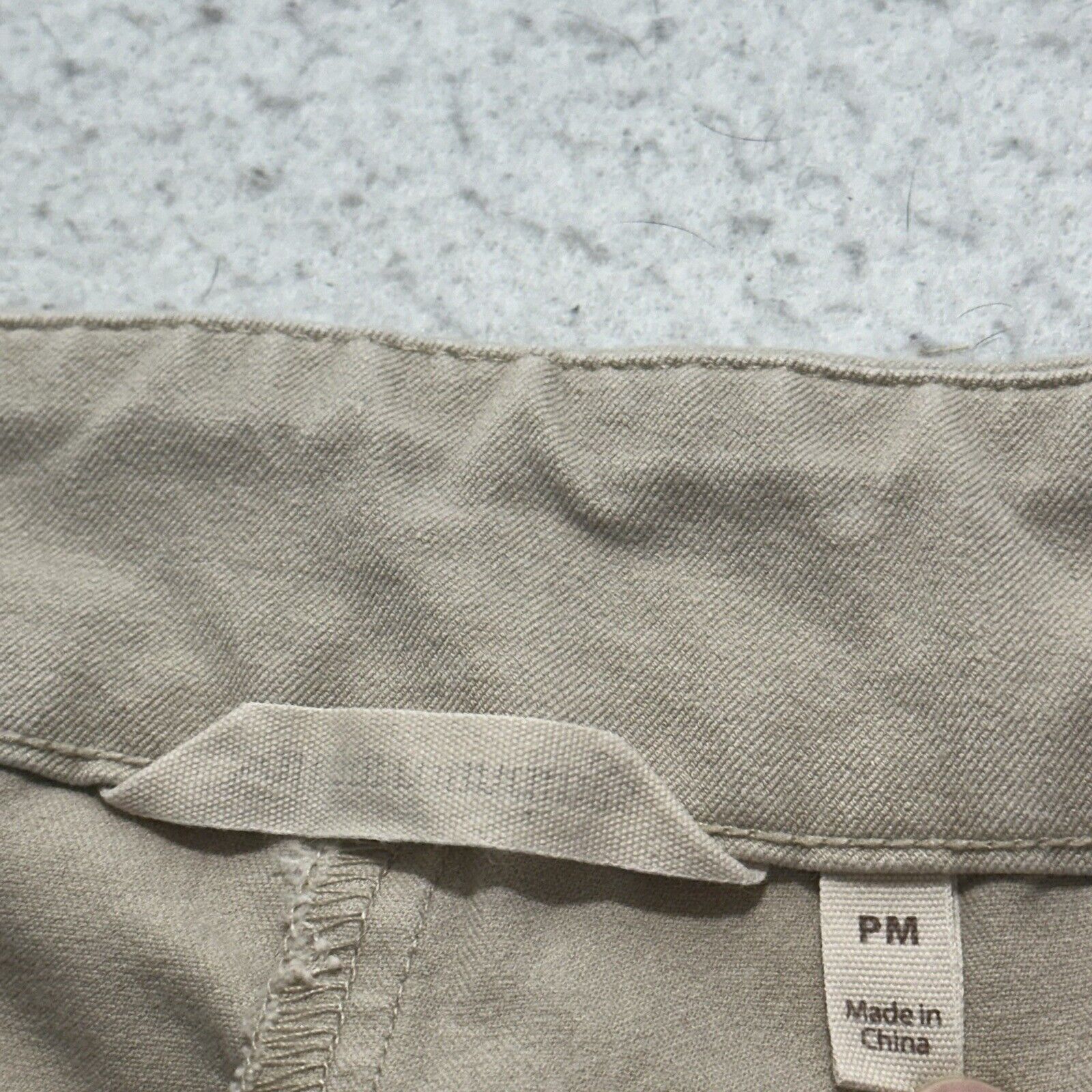 Other Soft Surroundings PM Beige Pull On Capri Pants Stretch Size 32" / US 10 / IT 46 - 7 Thumbnail