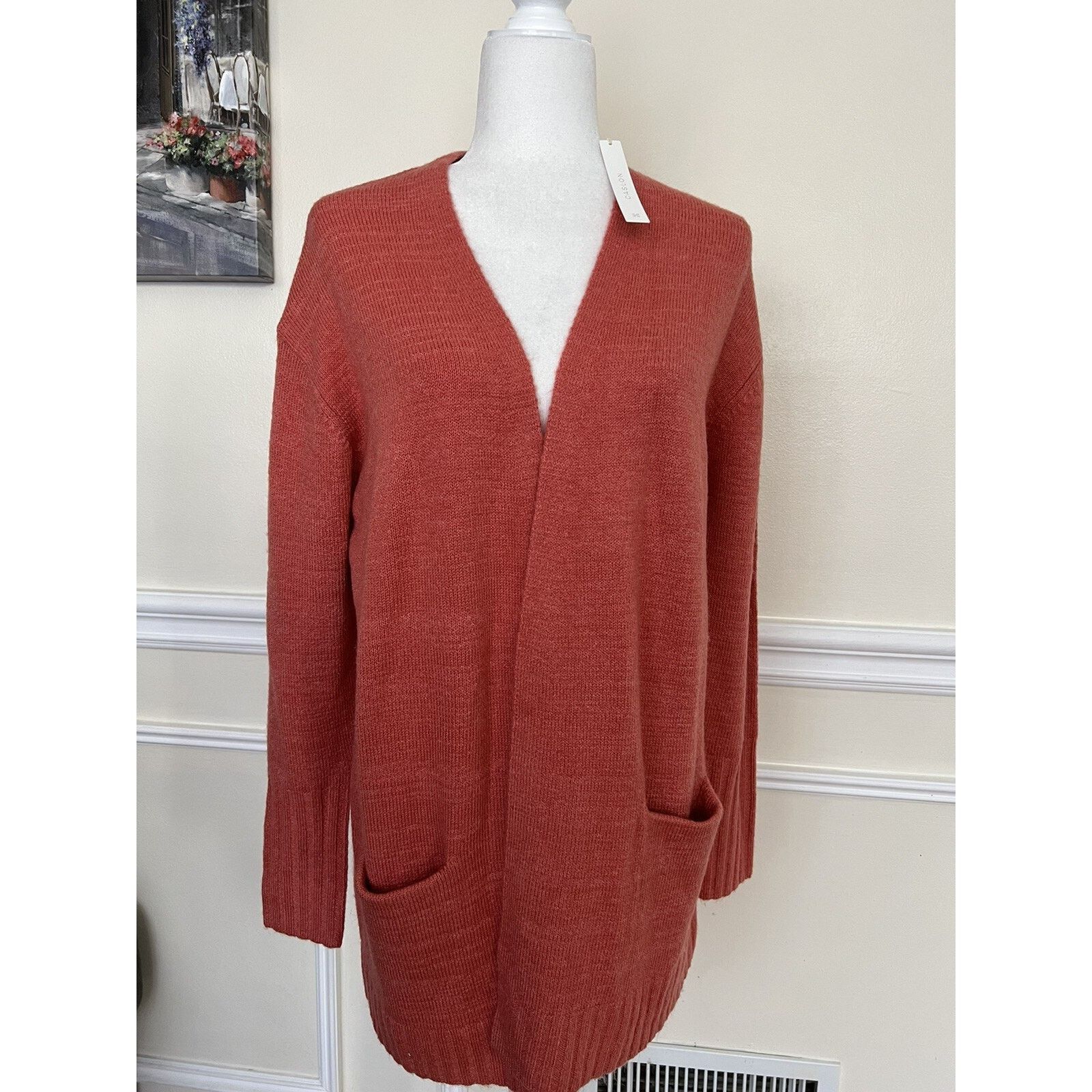 & Other Stories Caslon Coral women cardigan size M with pockets A003032 Size M / US 6-8 / IT 42-44 - 2 Thumbnail