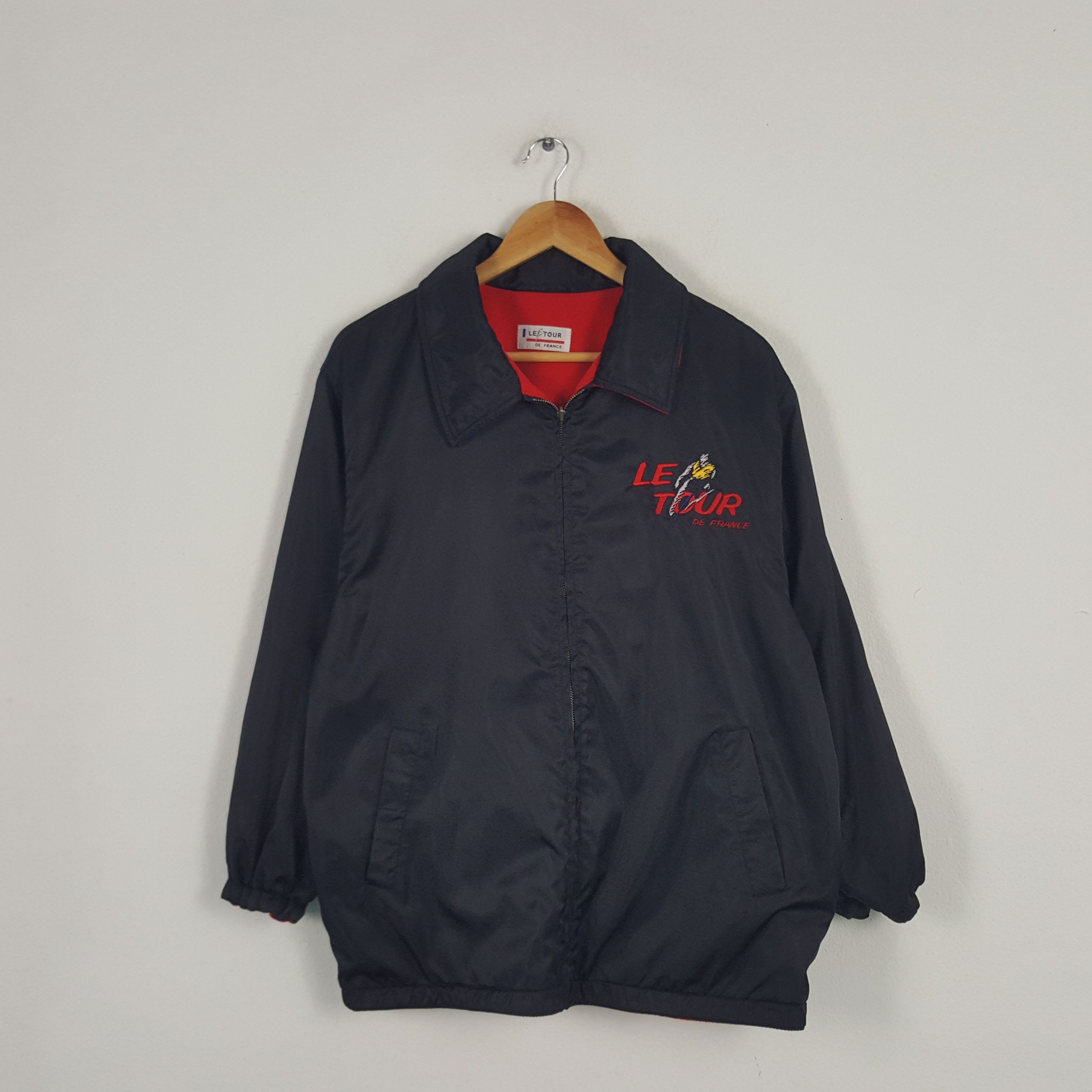 USA Olympics × Vintage Vintage Le Tour De France Sport Style Reversible Jacket Size US L / EU 52-54 / 3 - 3 Thumbnail