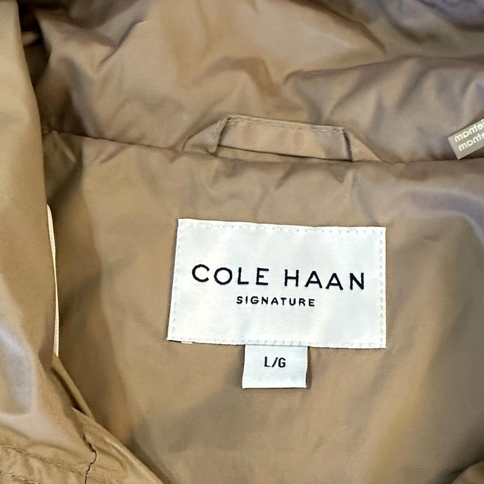 Cole Haan Cole Haan Large Rain Coat Trench Hooded Women's Coat EUC Size L / US 10 / IT 46 - 2 Thumbnail