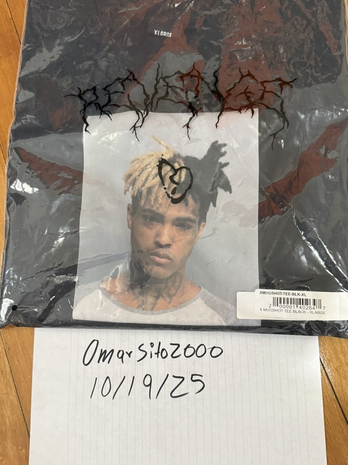 Revenge Xxx Tentacion Mugshot Tee | Grailed