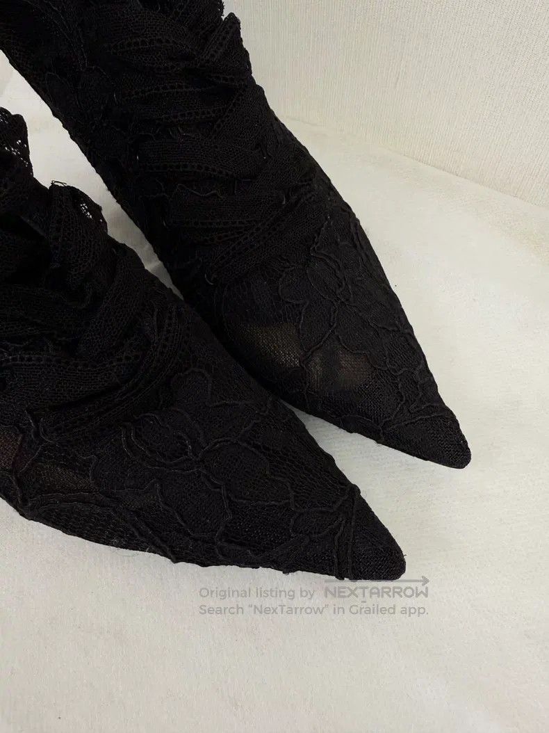 Saint Laurent Paris Saint Laurent Paris Lace-Up Boots Size US 5.5 / IT 35.5 - 3 Thumbnail