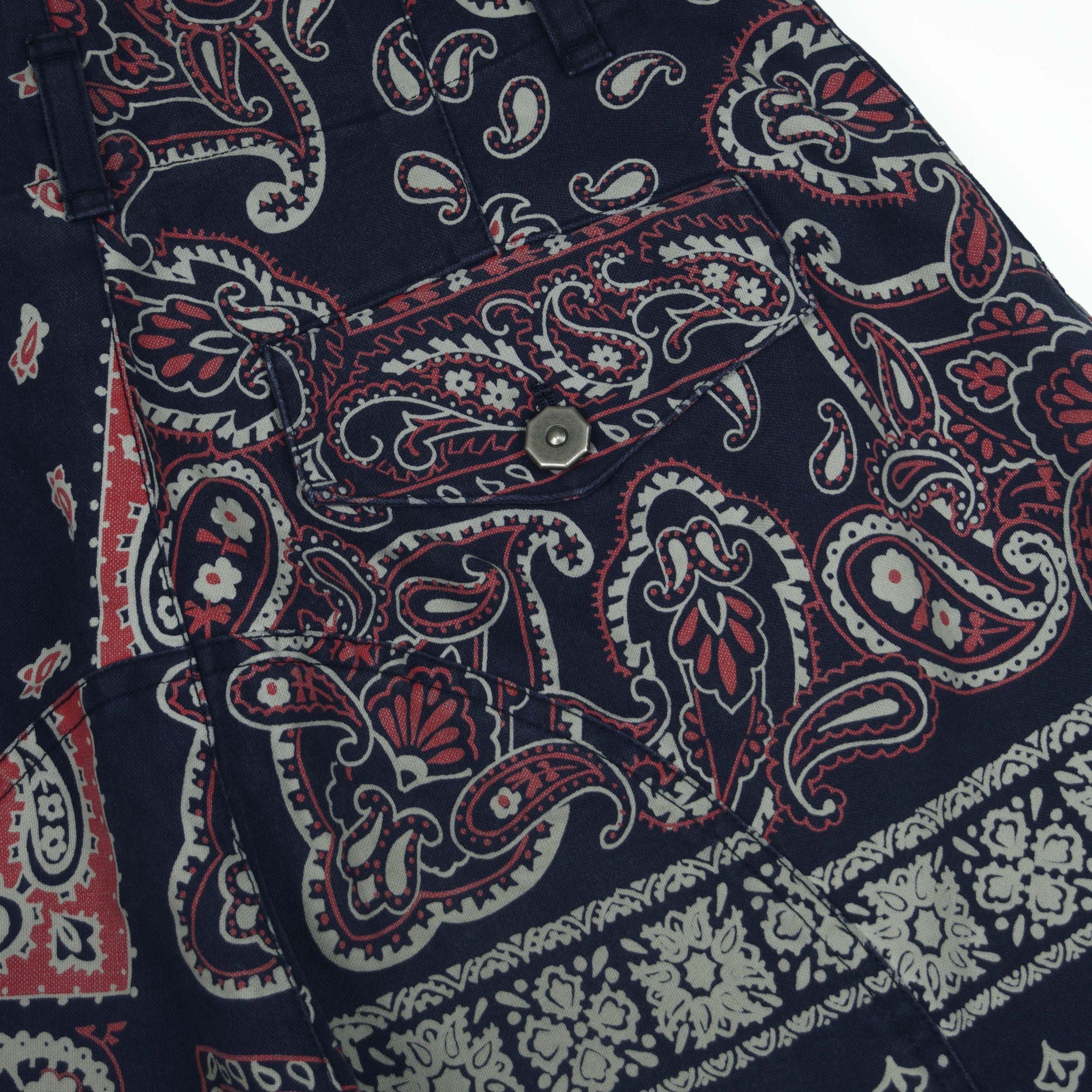 Issey Miyake *NoTariff Issey Miyake Rare Bandana Paisley Pants Size 29" - 3 Thumbnail