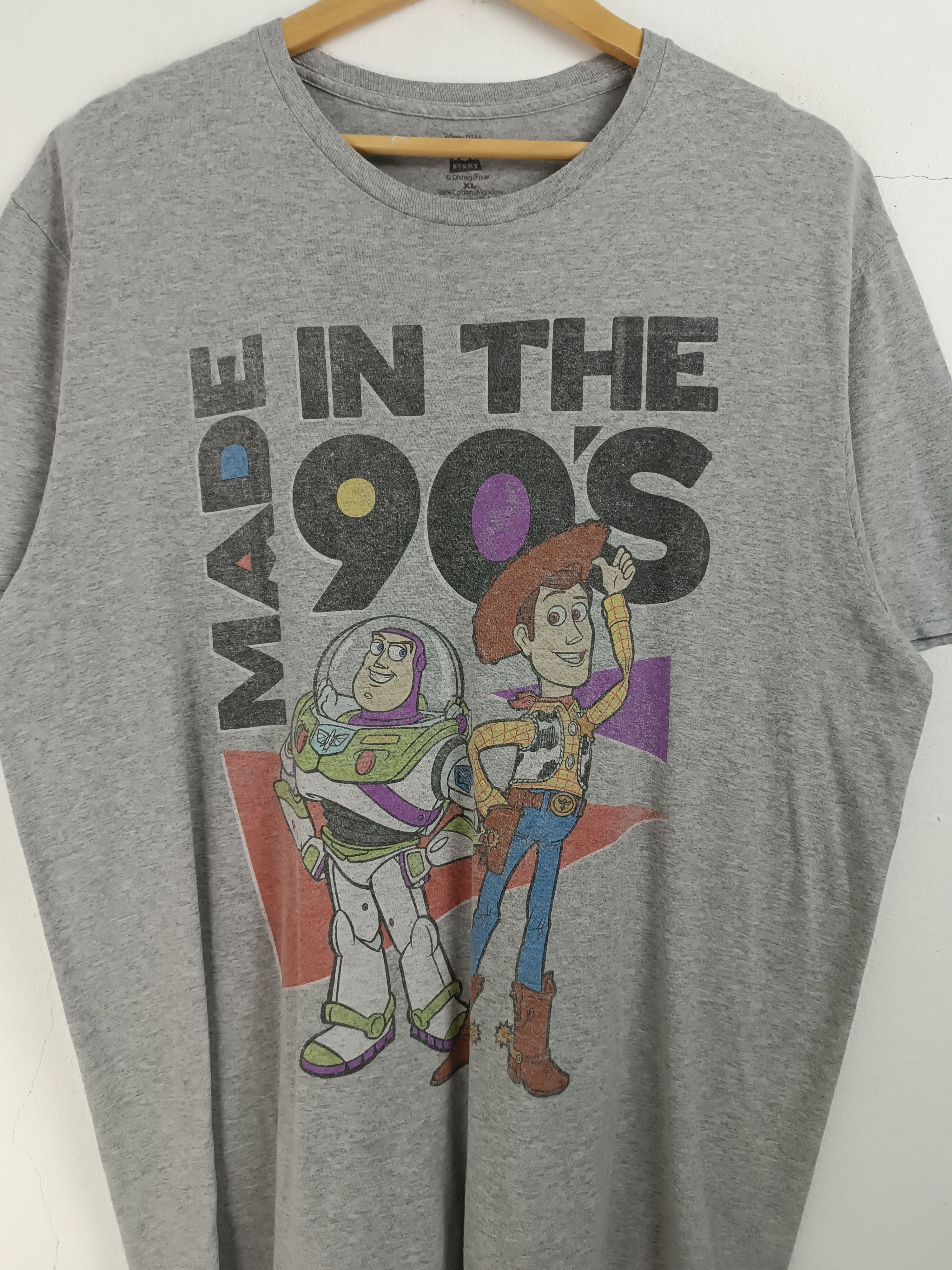 Disney VINTAGE TOY STORY MADE IN THE 90'S TEE BUZZ WOODY PIXAR Size US XL / EU 56 / 4 - 10 Thumbnail