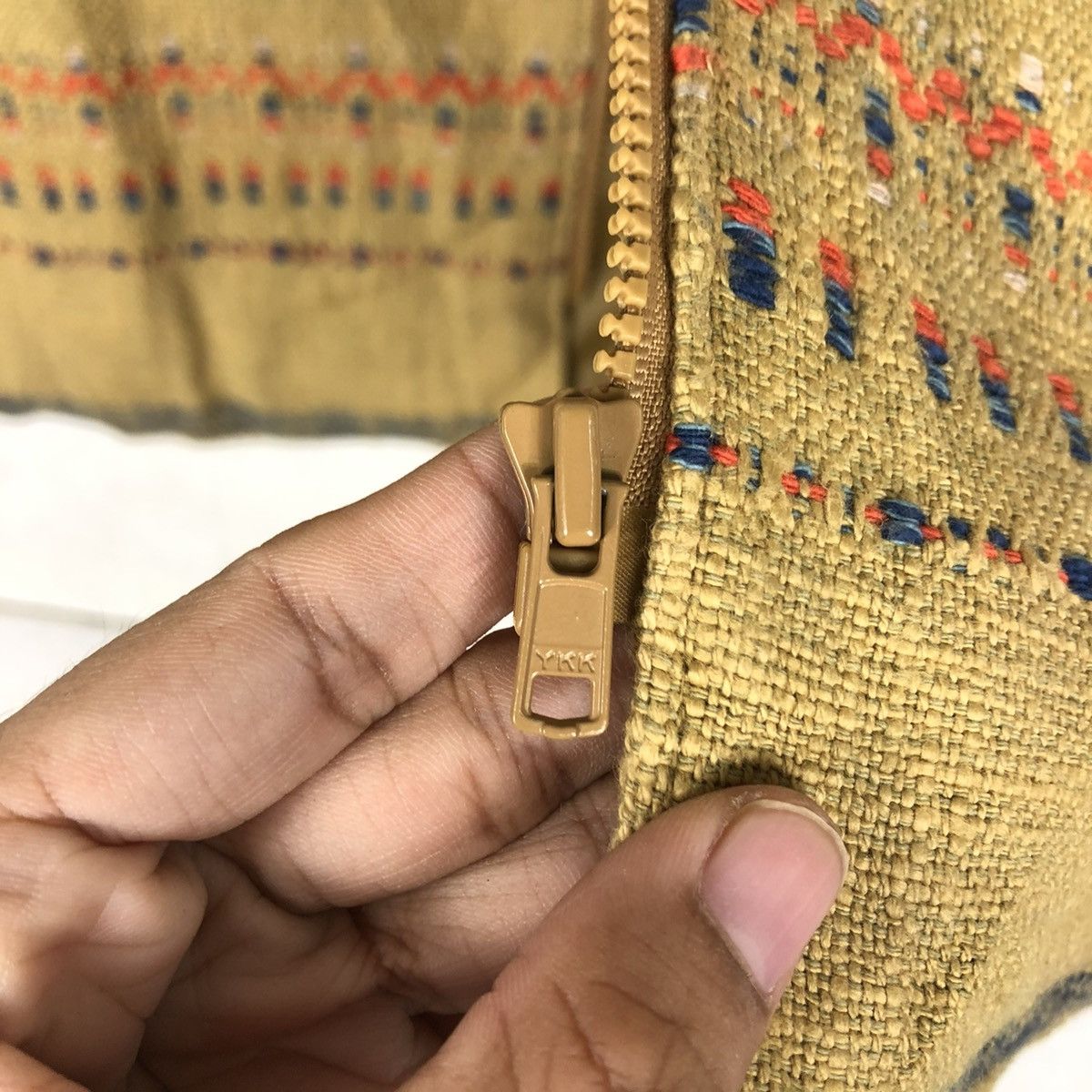 Japanese Brand 📌VINTAGE TANK TOP SLEEVELESS NAVAJO NATIVE DESIGN CHIMAYO Size US M / EU 48-50 / 2 - 16 Thumbnail