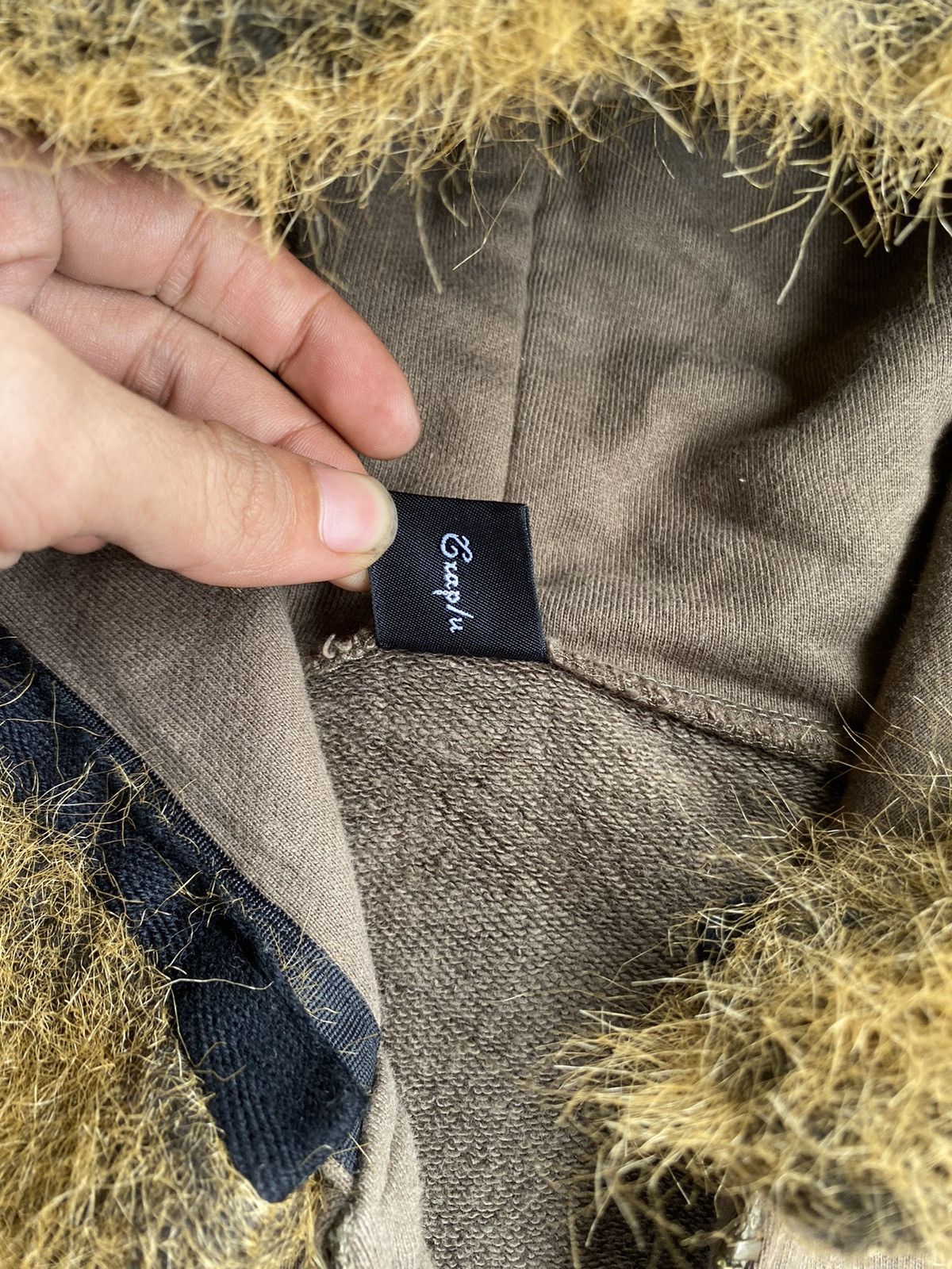 20471120 Crap/u double pocket with fur hoodie Like LGB ifisxwasnine Size US M / EU 48-50 / 2 - 6 Thumbnail
