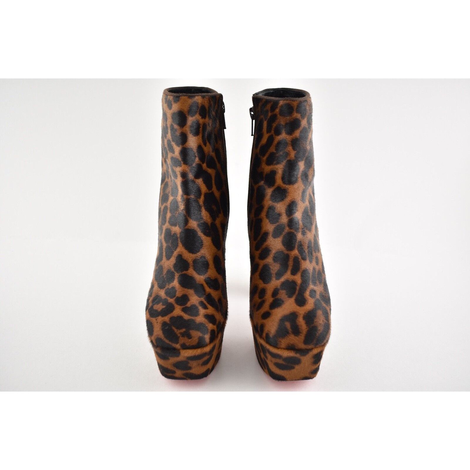 Christian Louboutin Christian Louboutin Protoboot 110 Black Leopard Platform Size US 5.5 / IT 35.5 - 5 Thumbnail