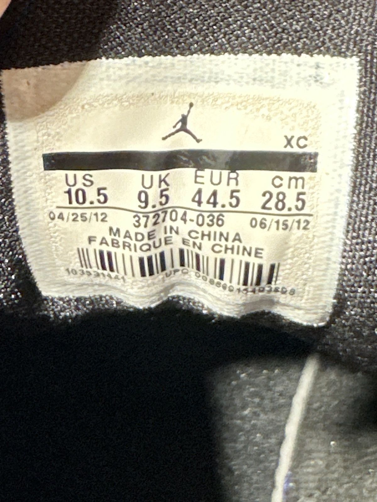 Jordan Brand Nike Air Jordan Flight 1 Basketball Black Shoes Size US 10.5 / EU 43-44 - 7 Thumbnail