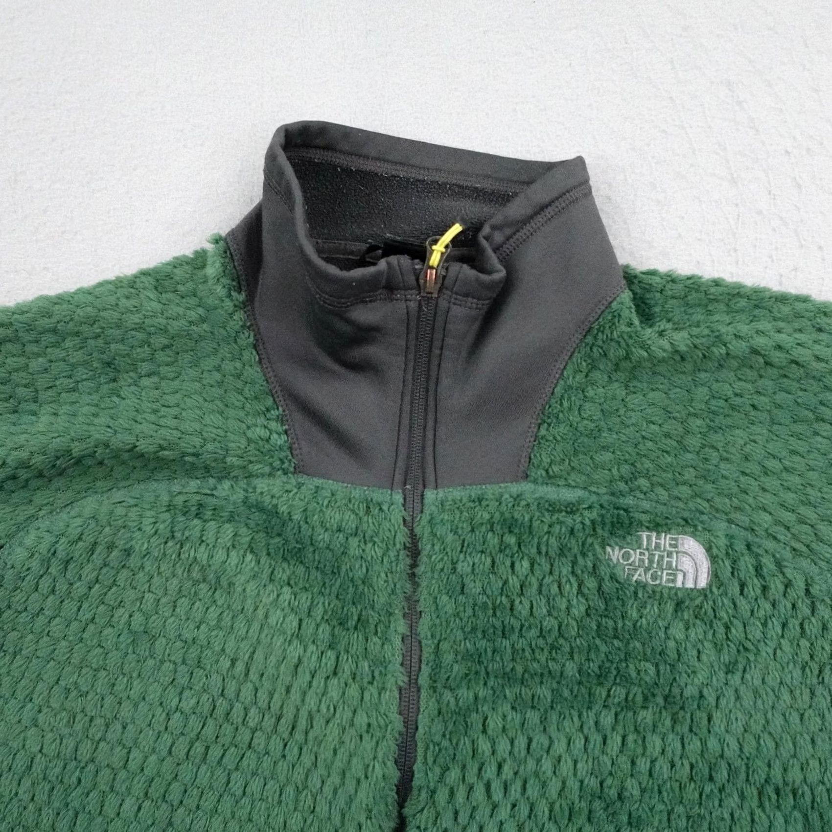The North Face North Face Jacket Mens Large Green Gray Alpedge Polartec High Loft Pile Fleece Size US L / EU 52-54 / 3 - 2 Thumbnail